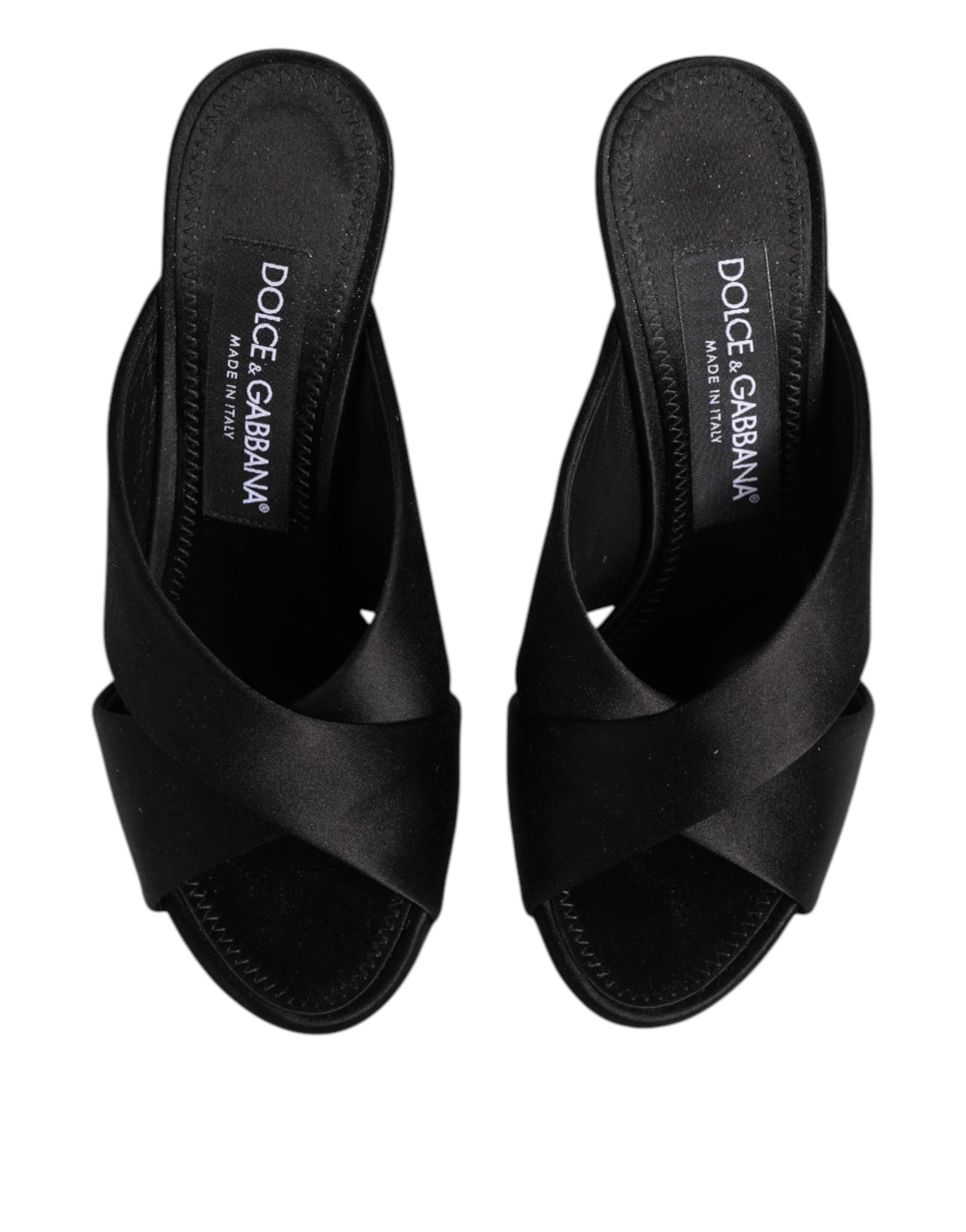 Dolce & Gabbana Schwarz Keira Barock Hochhackige Sandalen Schuhe-3