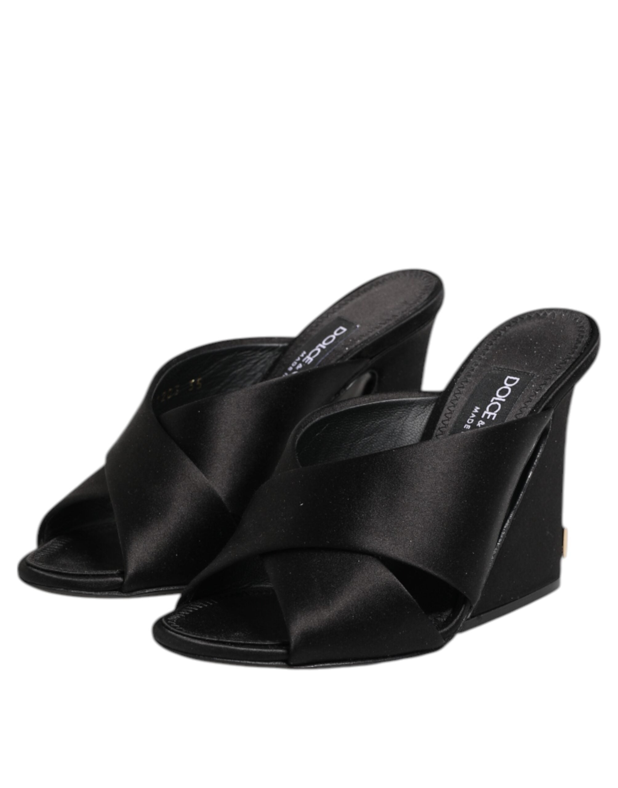 Dolce & Gabbana Schwarz Keira Barock Hochhackige Sandalen Schuhe-4
