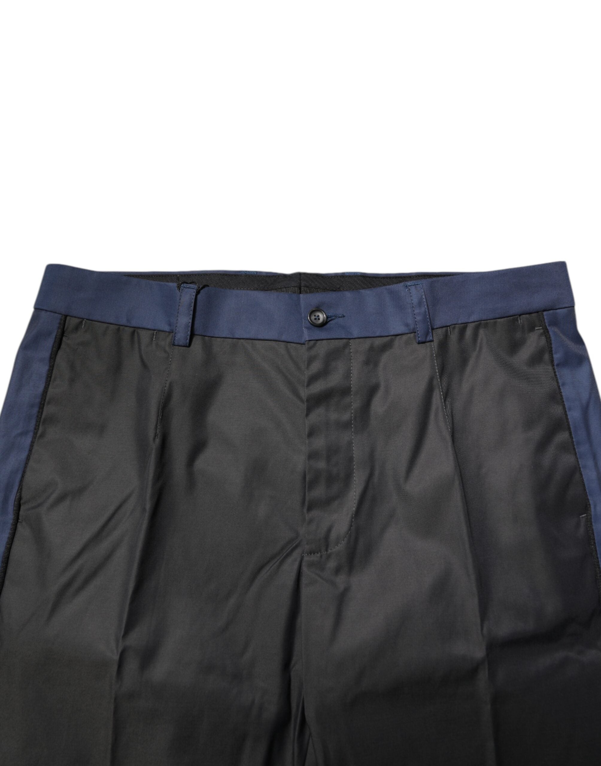 Pantalones chinos 3/4 de algodón gris azulado de Dolce & Gabbana-5