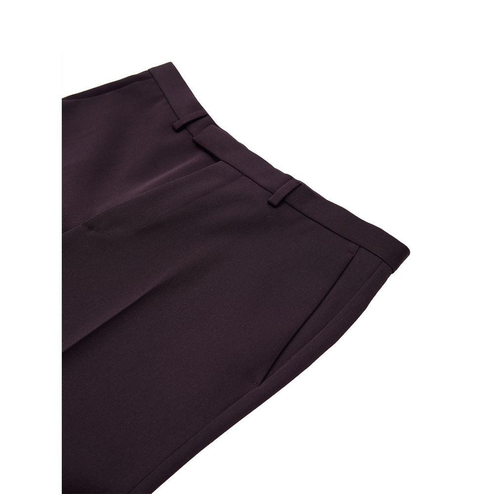 Gucci Elegant Wool Trousers in Bordeaux-3