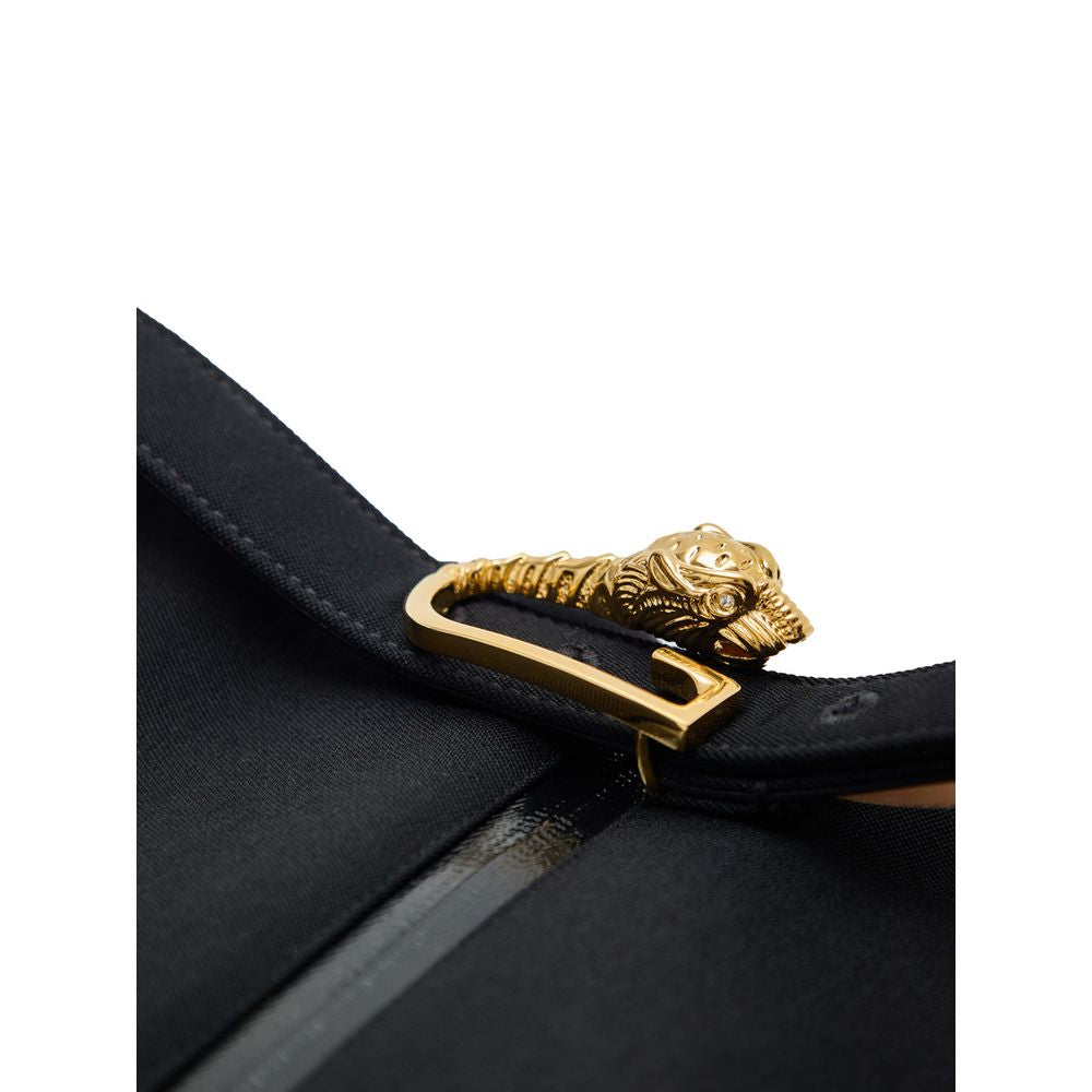 Gucci black wool midi-length skirt-4