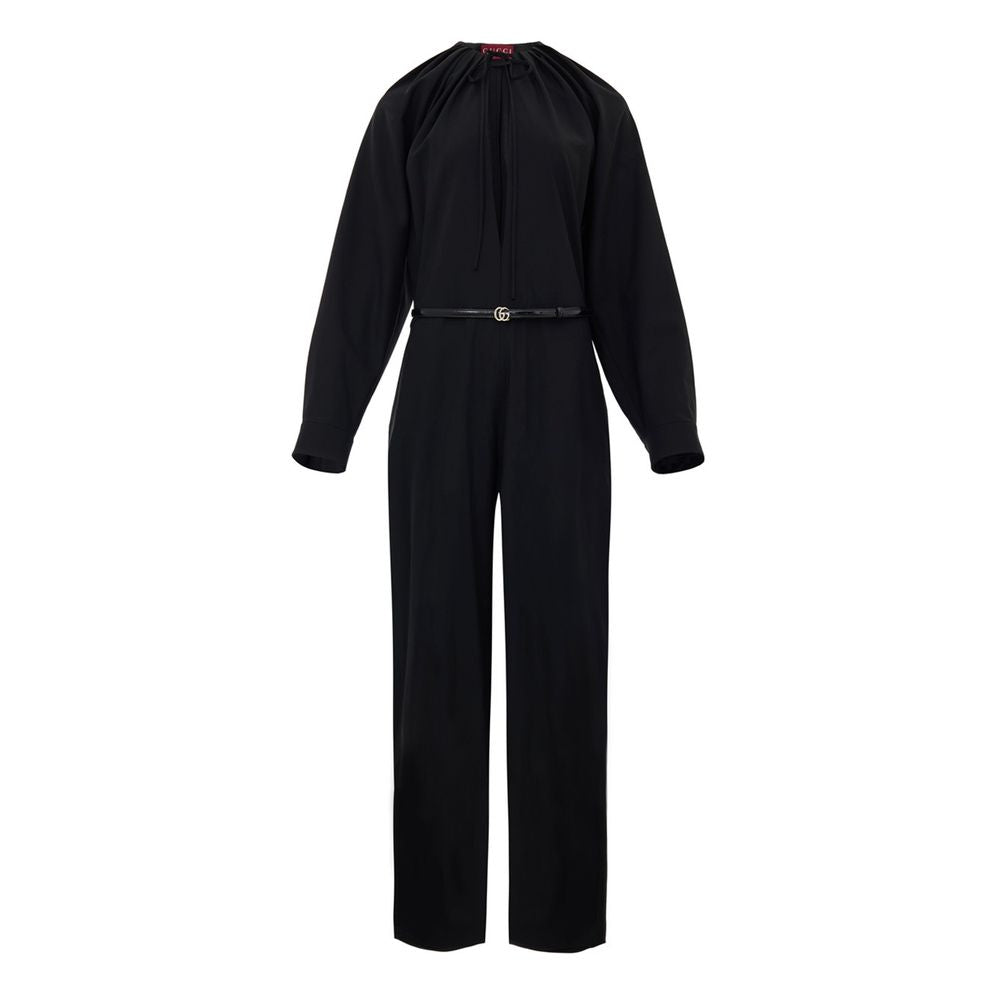 Gucci Schwarzer Woll-Overall-1