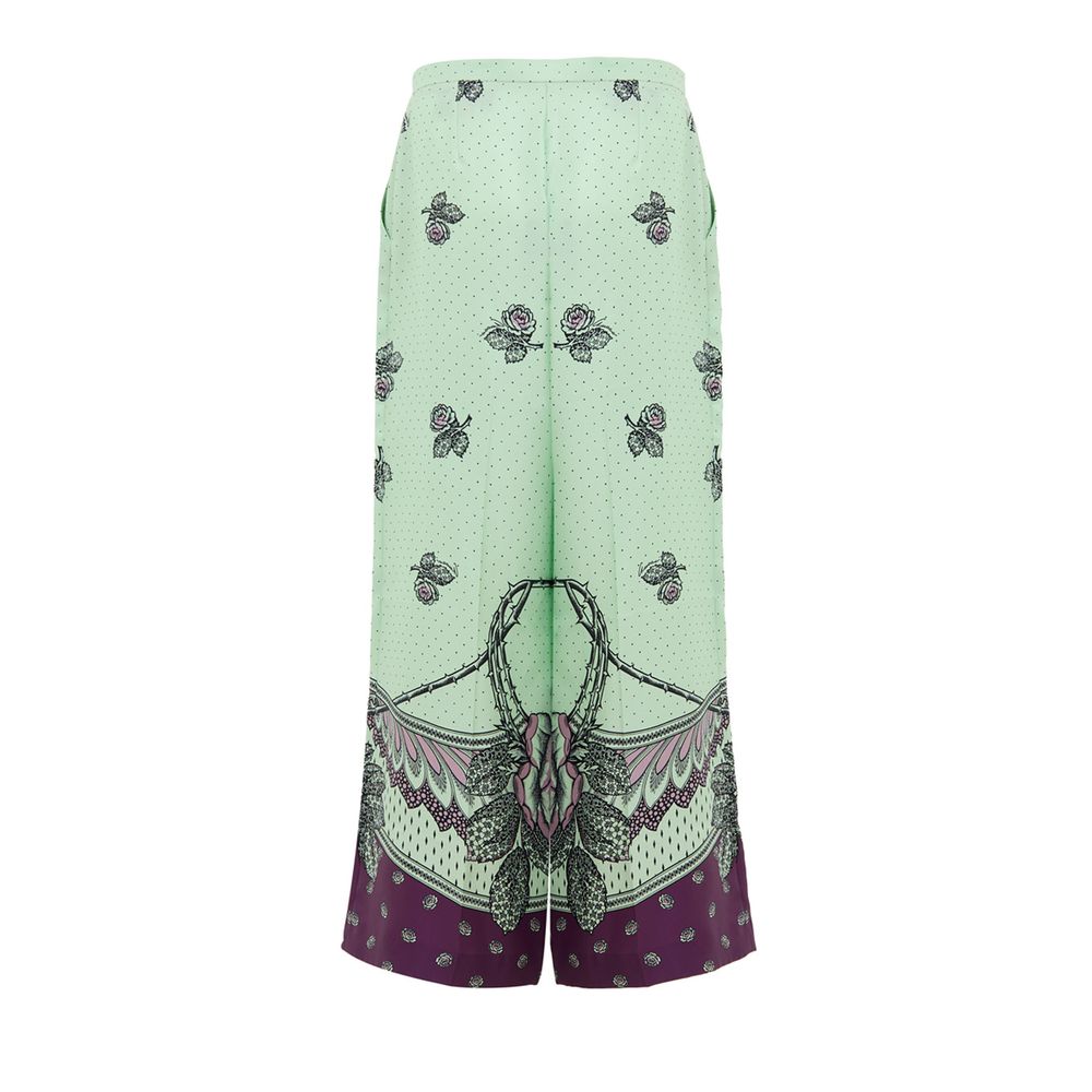 Gucci Grüne Seidenhose für den Alltag-2
