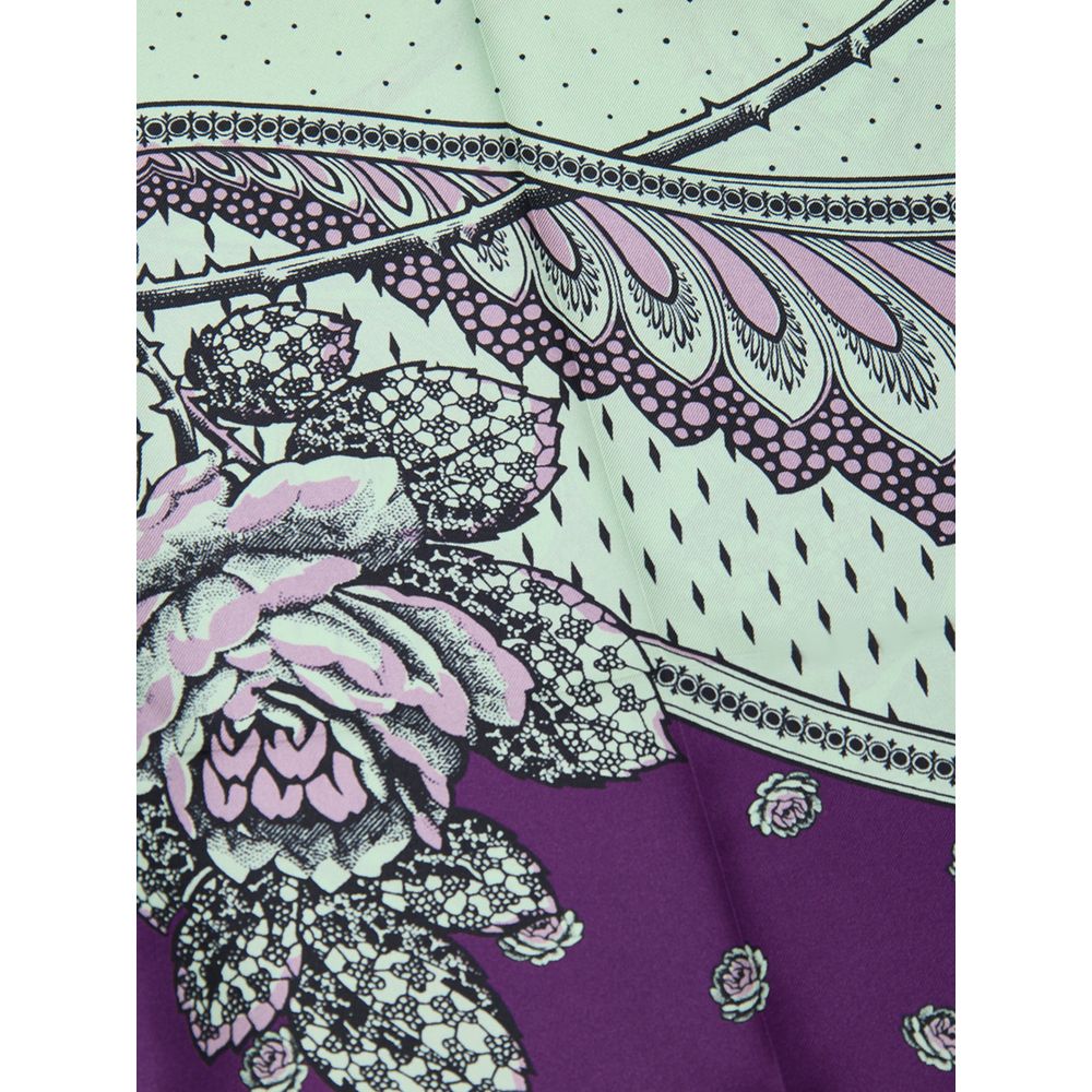 Gucci Grüne Seidenhose für den Alltag-4