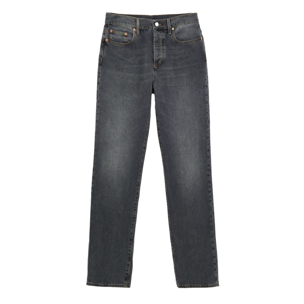 Gucci grey cotton jeans with a relaxed fit
