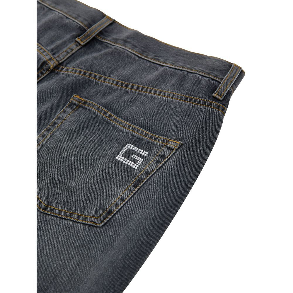 Gucci grey cotton jeans with a relaxed fit-3