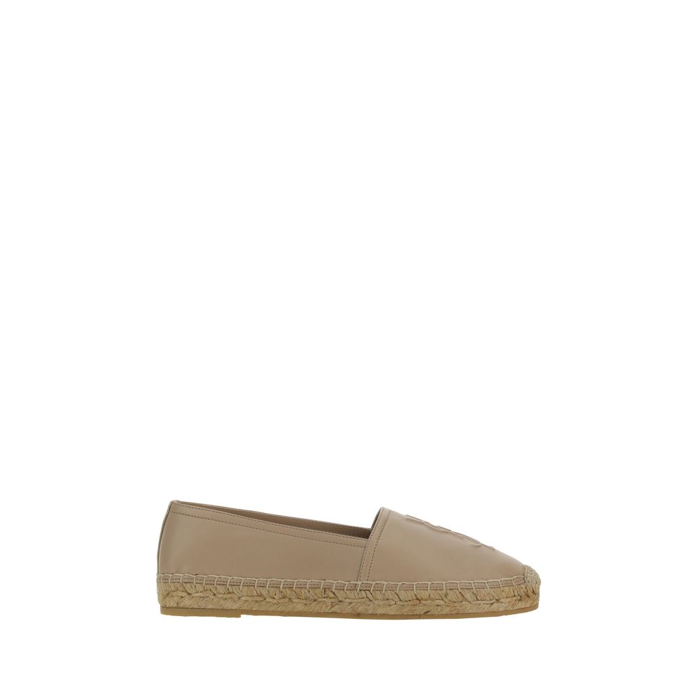 Saint Laurent Braune Lamm-Espadrilles Ovis Aries Aries-1