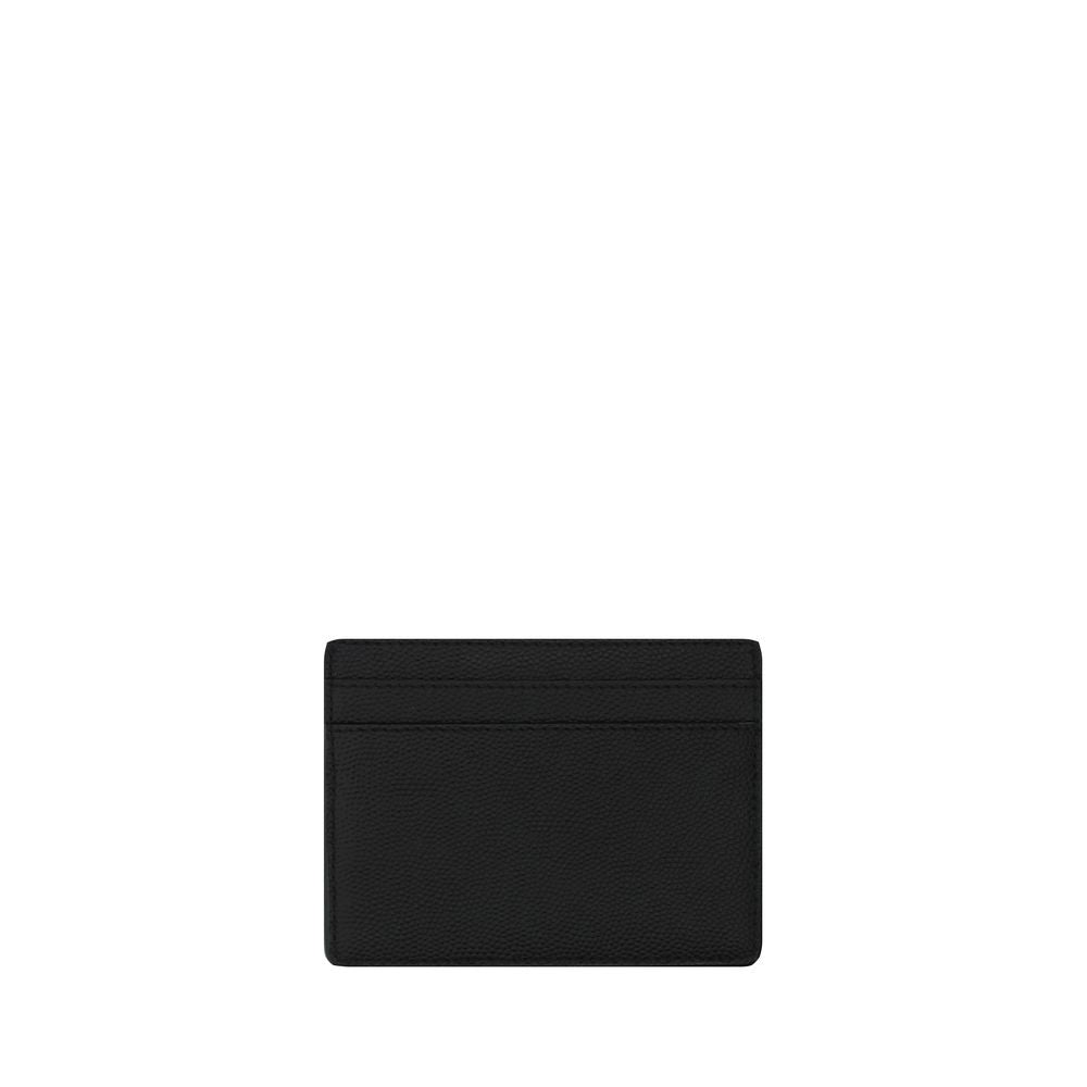 Saint Laurent Black Calf Leather Bos Taurus Wallet-2