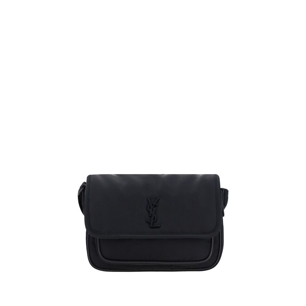 Saint Laurent Schultertasche aus schwarzem Polyamid-1