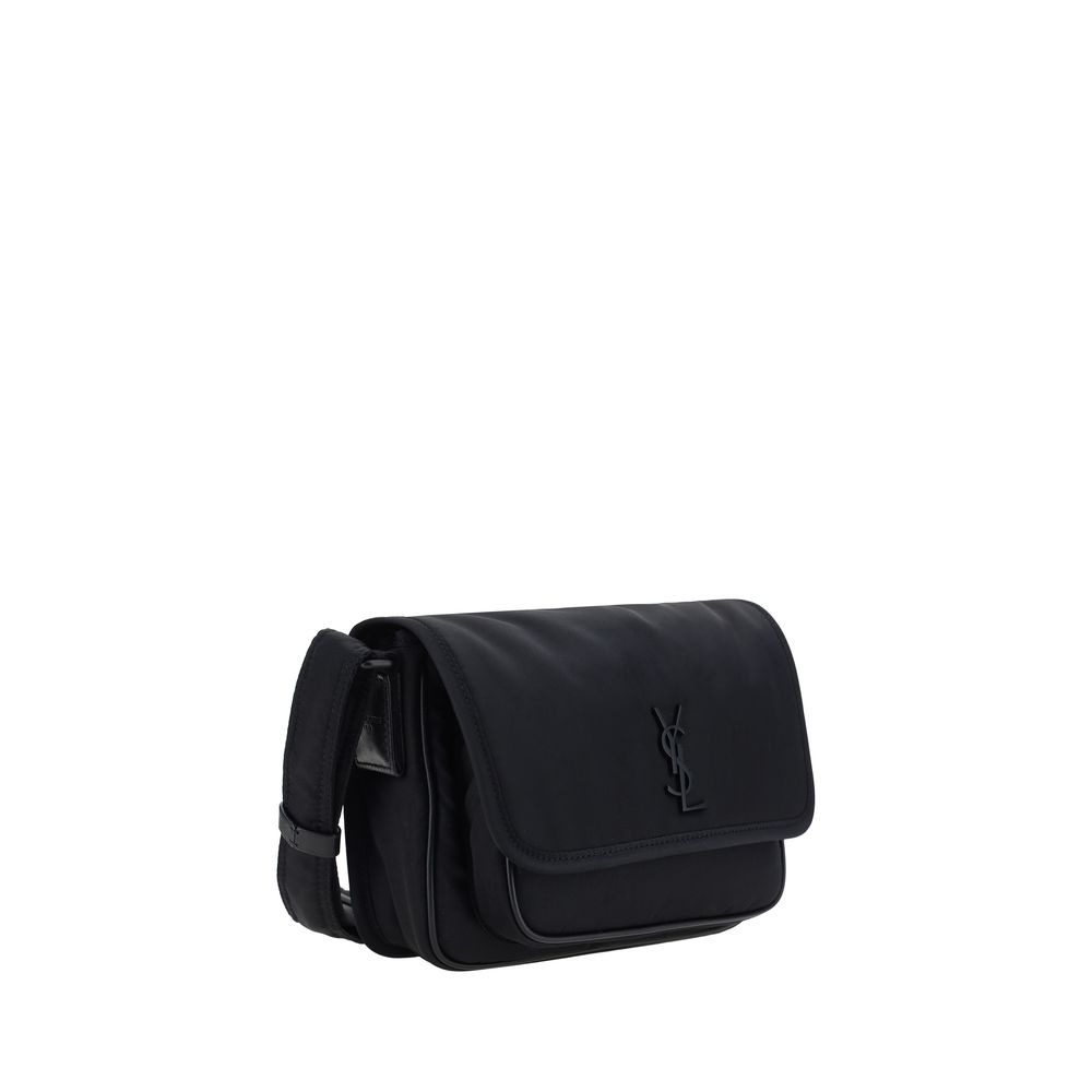 Saint Laurent Schultertasche aus schwarzem Polyamid-2