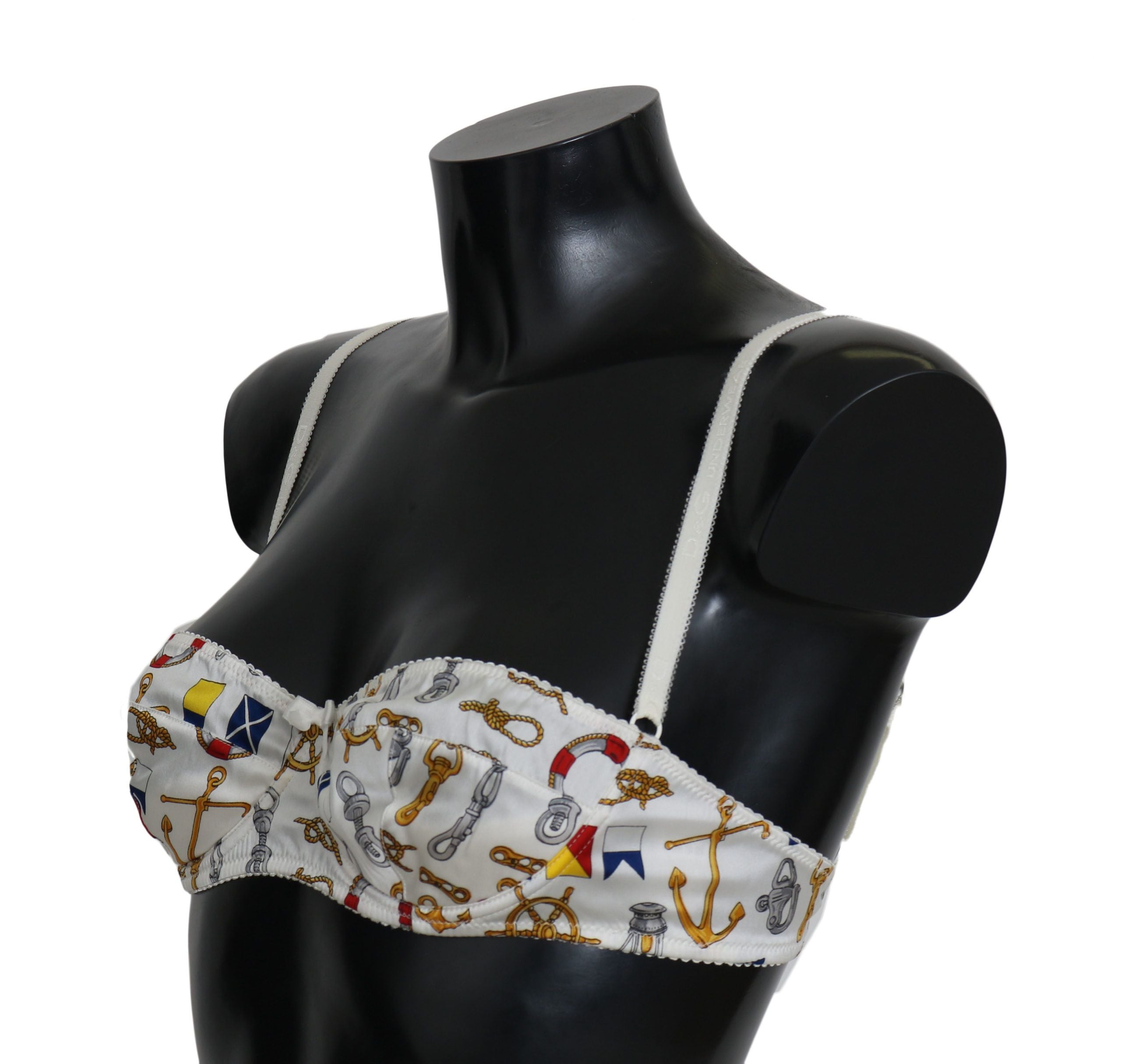 Dolce & Gabbana White Balconcino Seaman Underwear with Print-2
