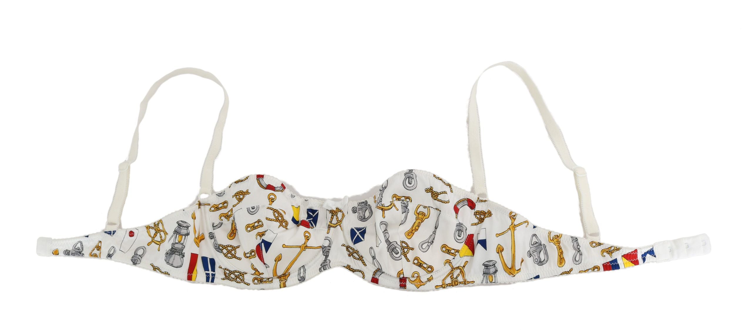 Dolce & Gabbana White Balconcino Seaman Underwear with Print-4