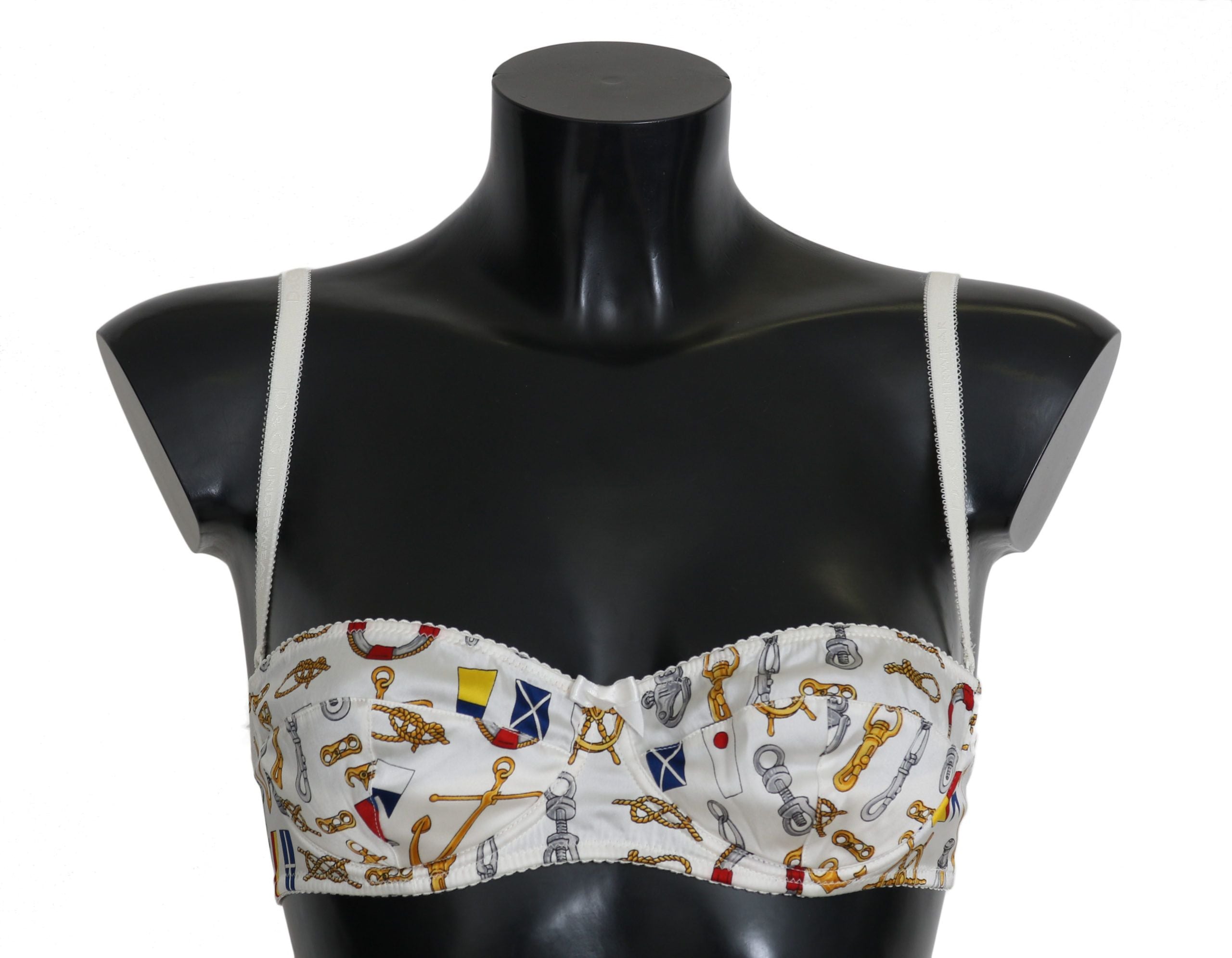 Dolce & Gabbana White Balconcino Seaman Underwear with Print-1