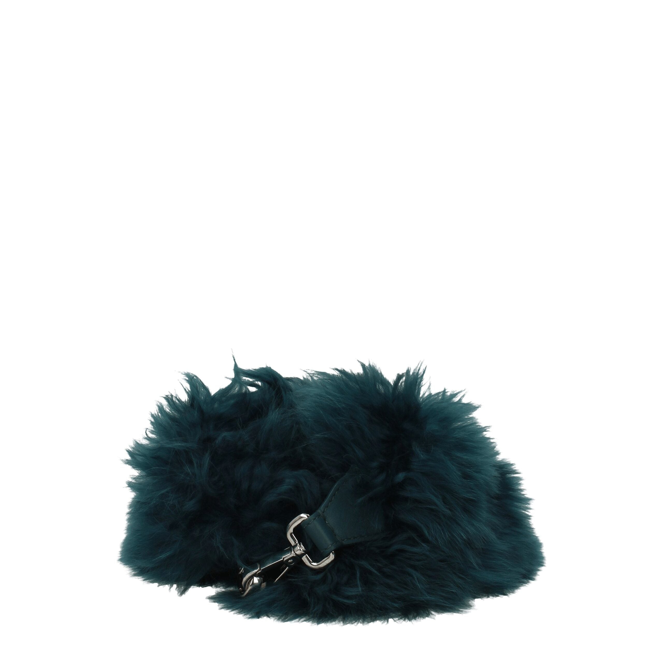 Fendi Grüne Leder-Umhängetasche-1