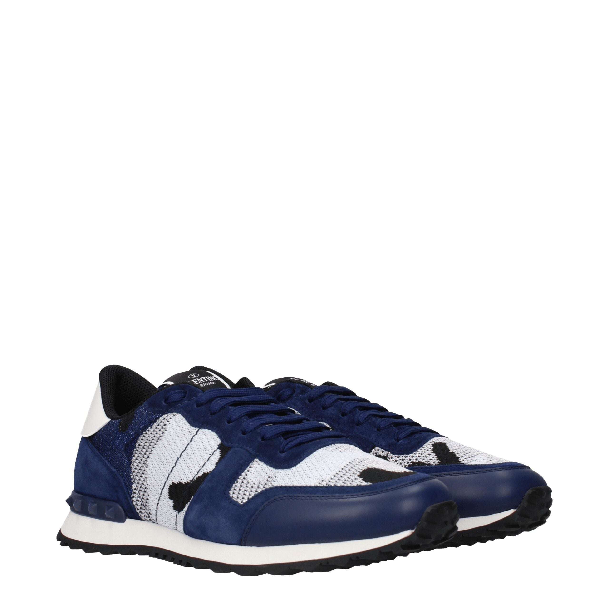 Valentino Garavani Graue Sportliche Turnschuhe aus Stoff-2