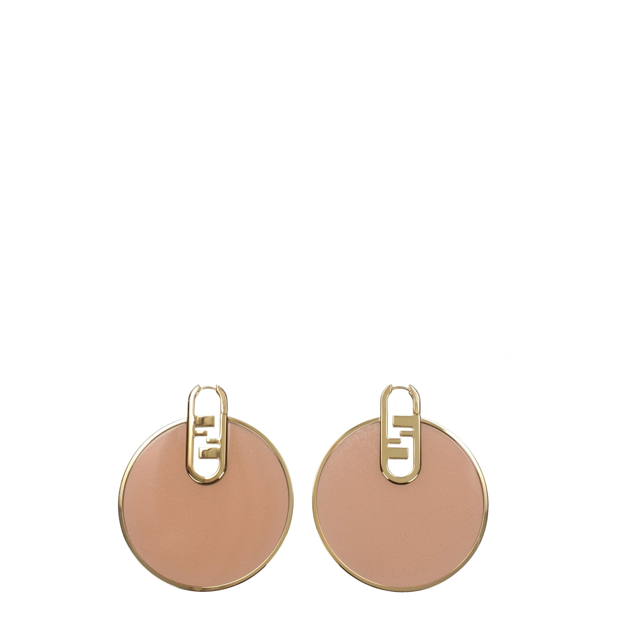 Fendi Pink Plexiglas Earrings-1