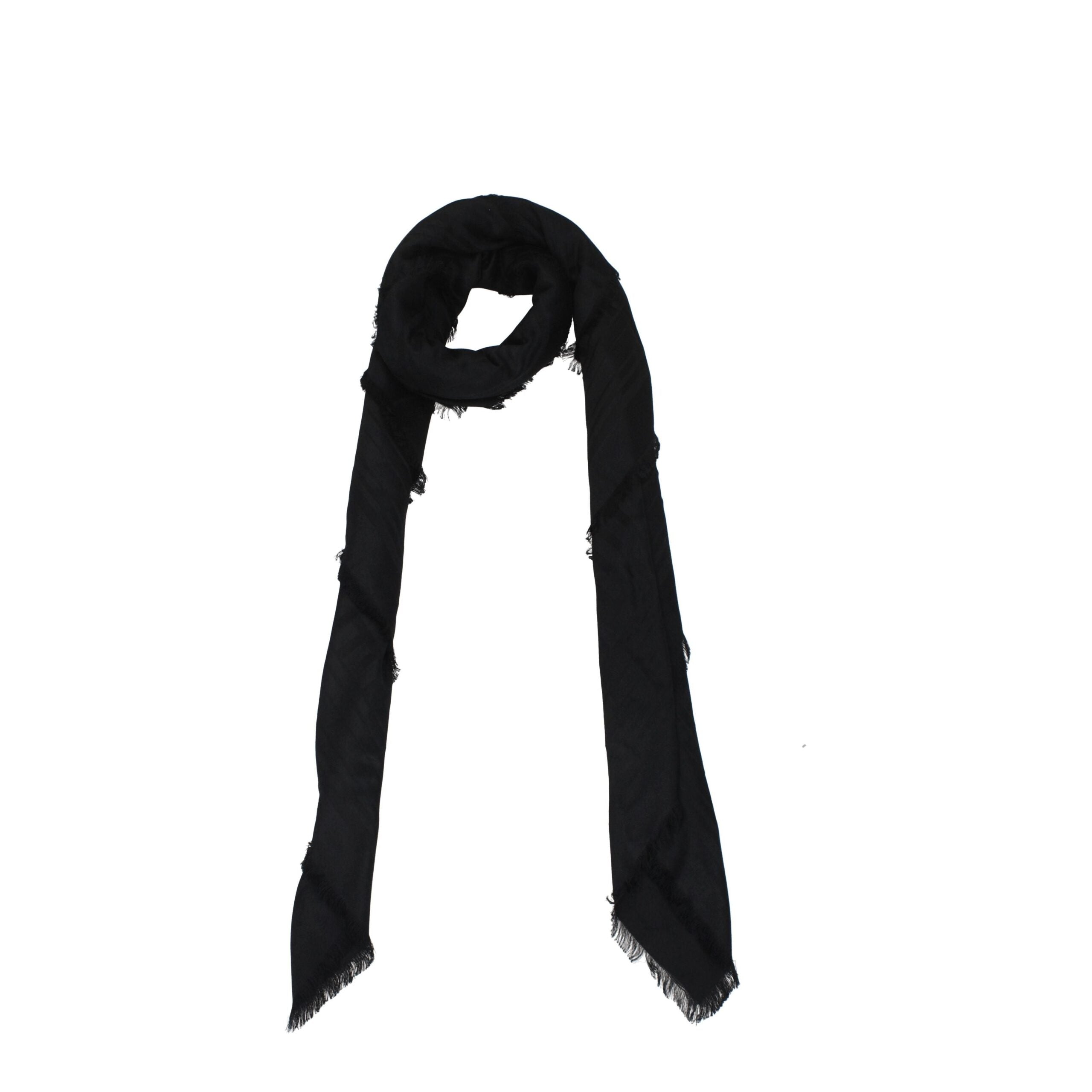 Balmain Schwarzes Foulard aus Viskose-1