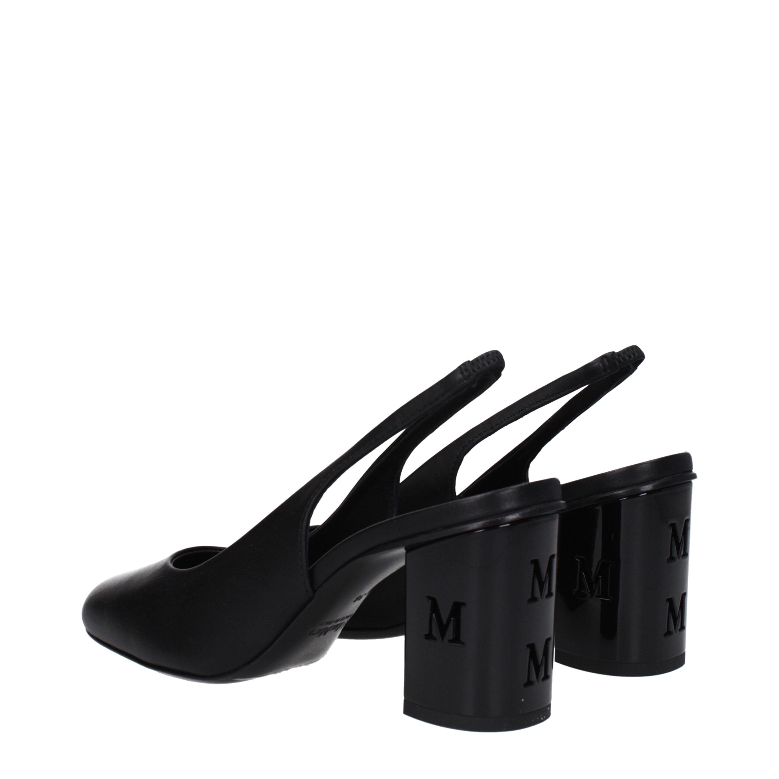 Max Mara Black Leather Pumps-4