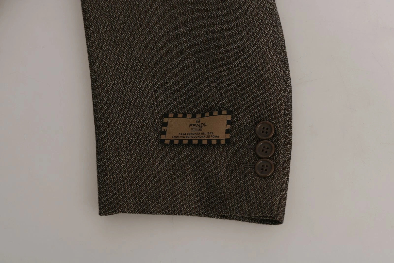 Dolce & Gabbana brown single-breasted wool suit-7