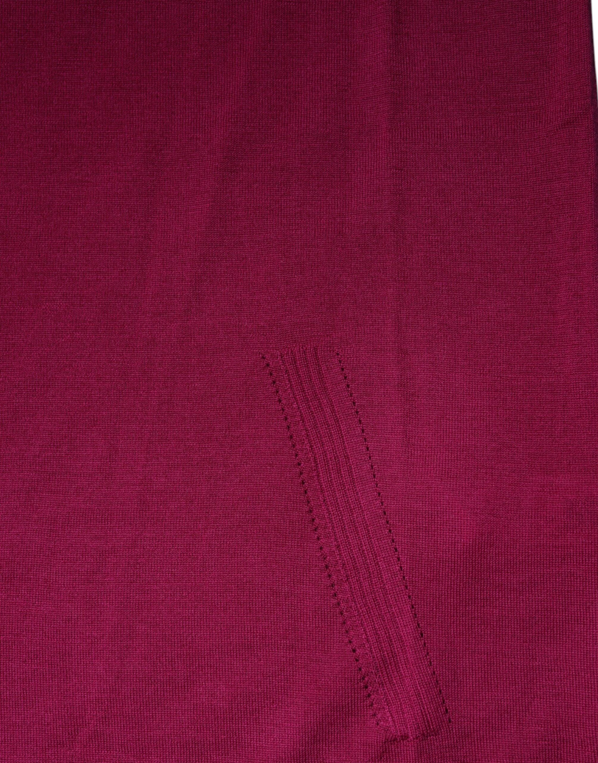 Dolce & Gabbana Fuchsia Long-Sleeve Wool Turtleneck Sweater-5