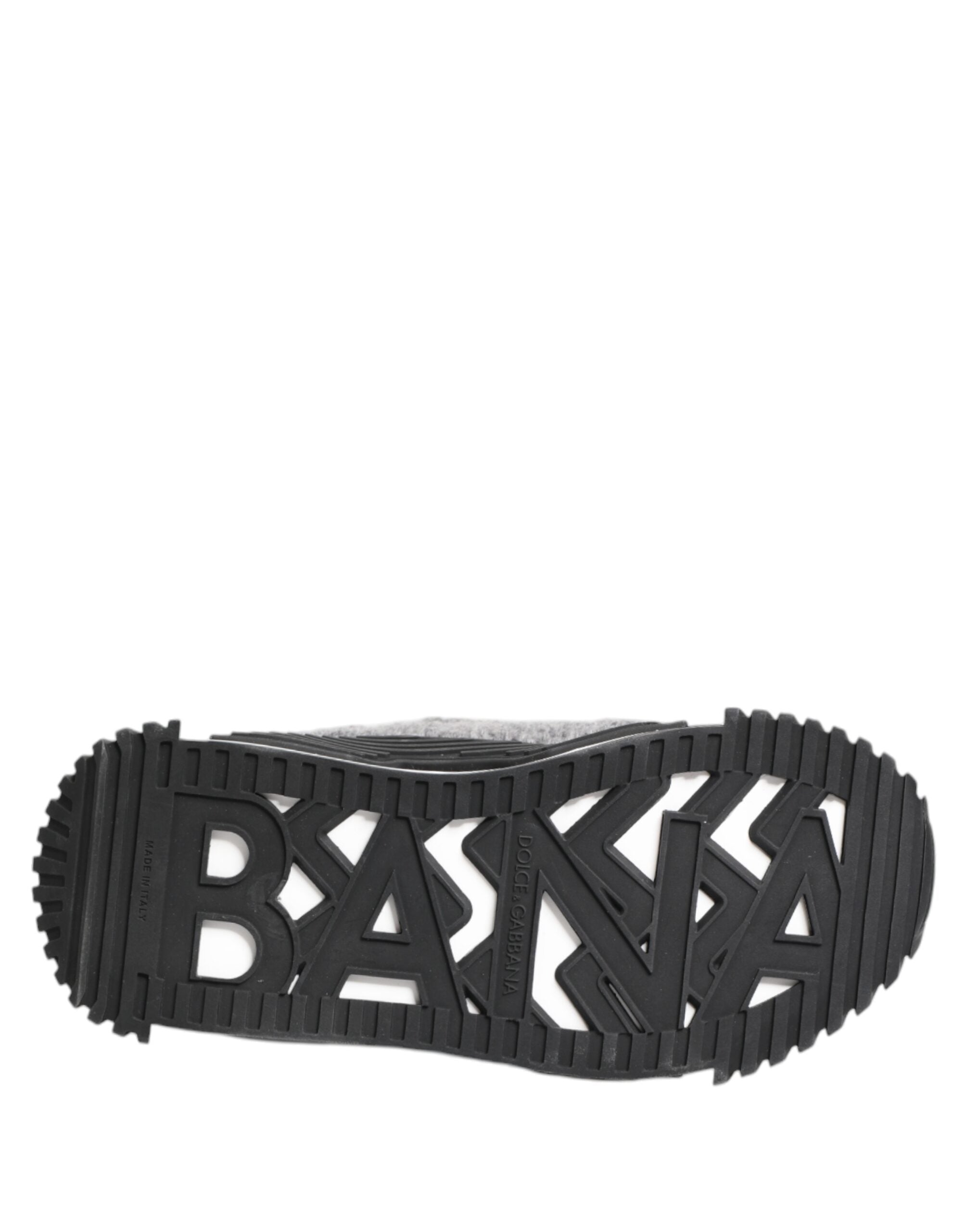 Dolce & Gabbana Schwarz Grau NS1 Low Top Turnschuhe Schuhe-8