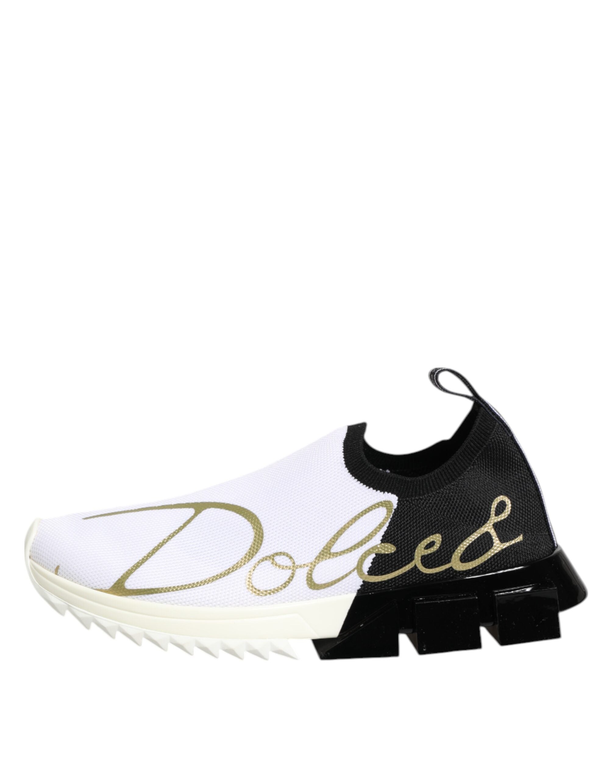 Zapatillas deportivas bajas Sorrento blancas y negras de Dolce & Gabbana-2