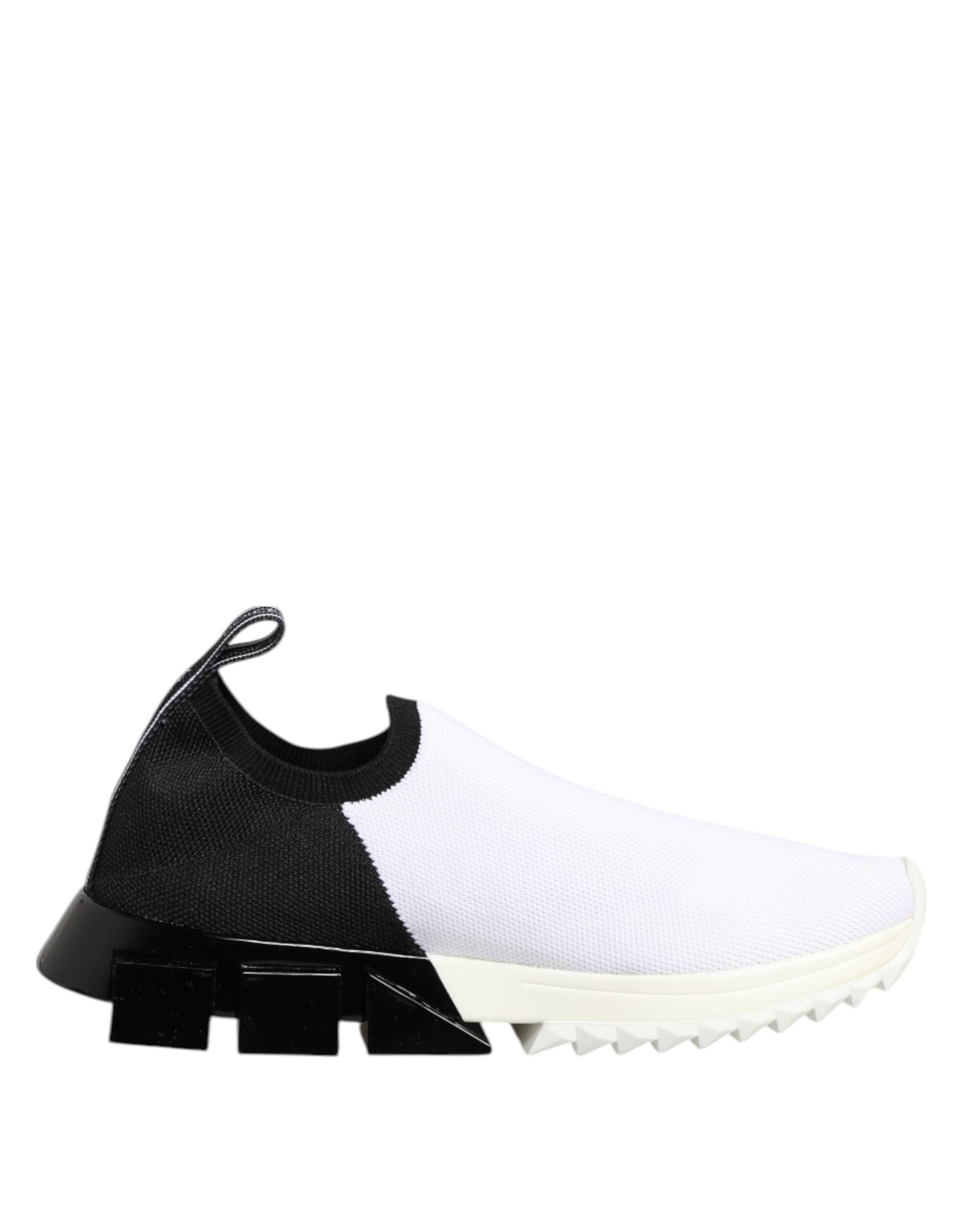 Zapatillas deportivas bajas Sorrento blancas y negras de Dolce & Gabbana-1