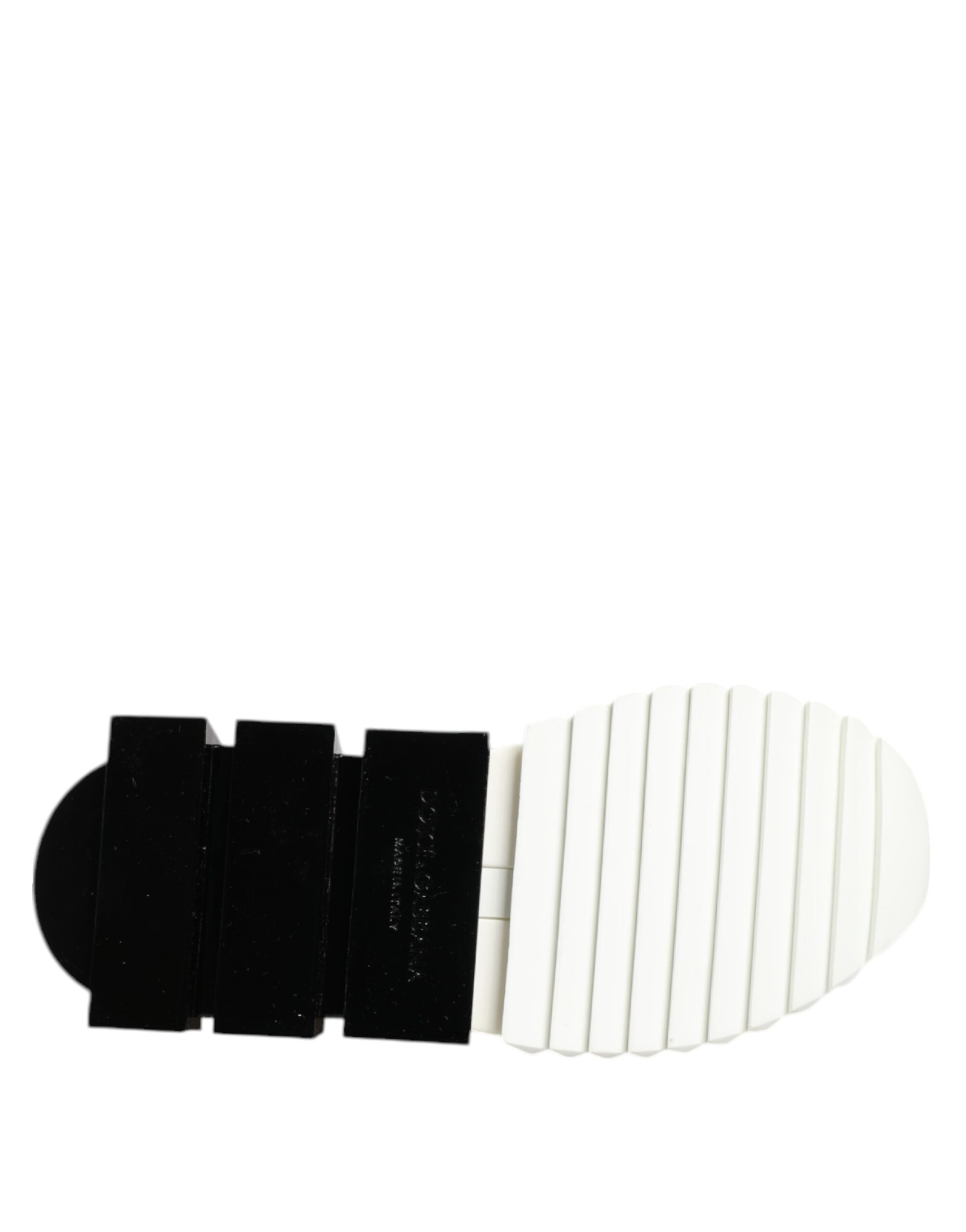 Zapatillas deportivas bajas Sorrento blancas y negras de Dolce & Gabbana-8