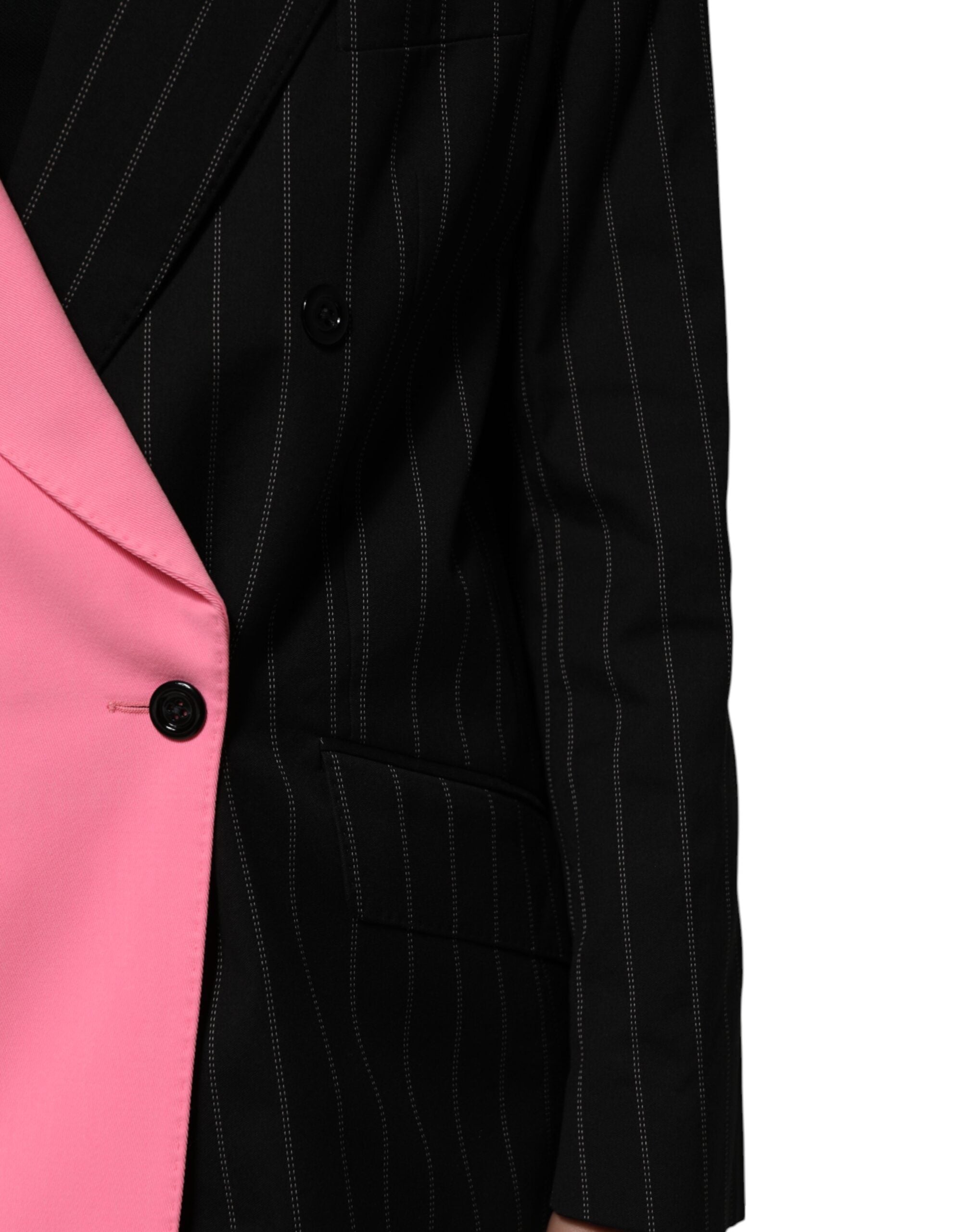Dolce & Gabbana Multicolor Patchwork Embellished Coat Jacket-6