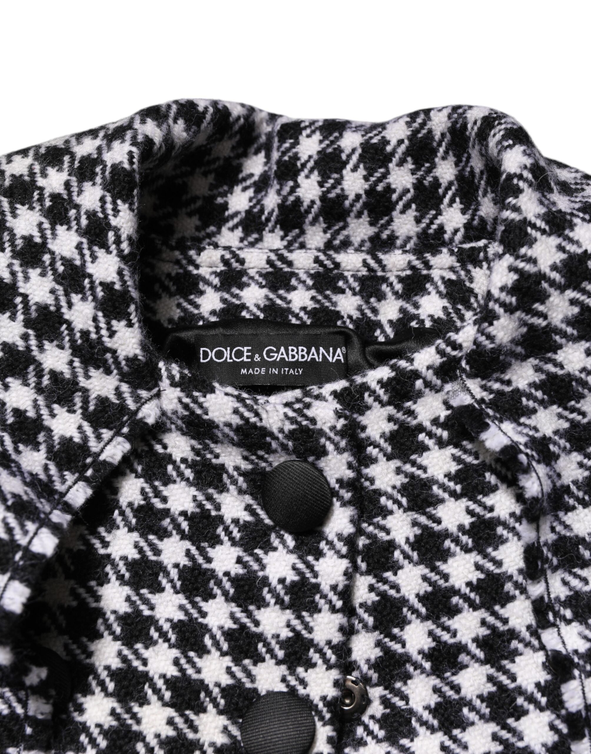 Dolce & Gabbana monochrome patterned wool jacket in multiple colors-7