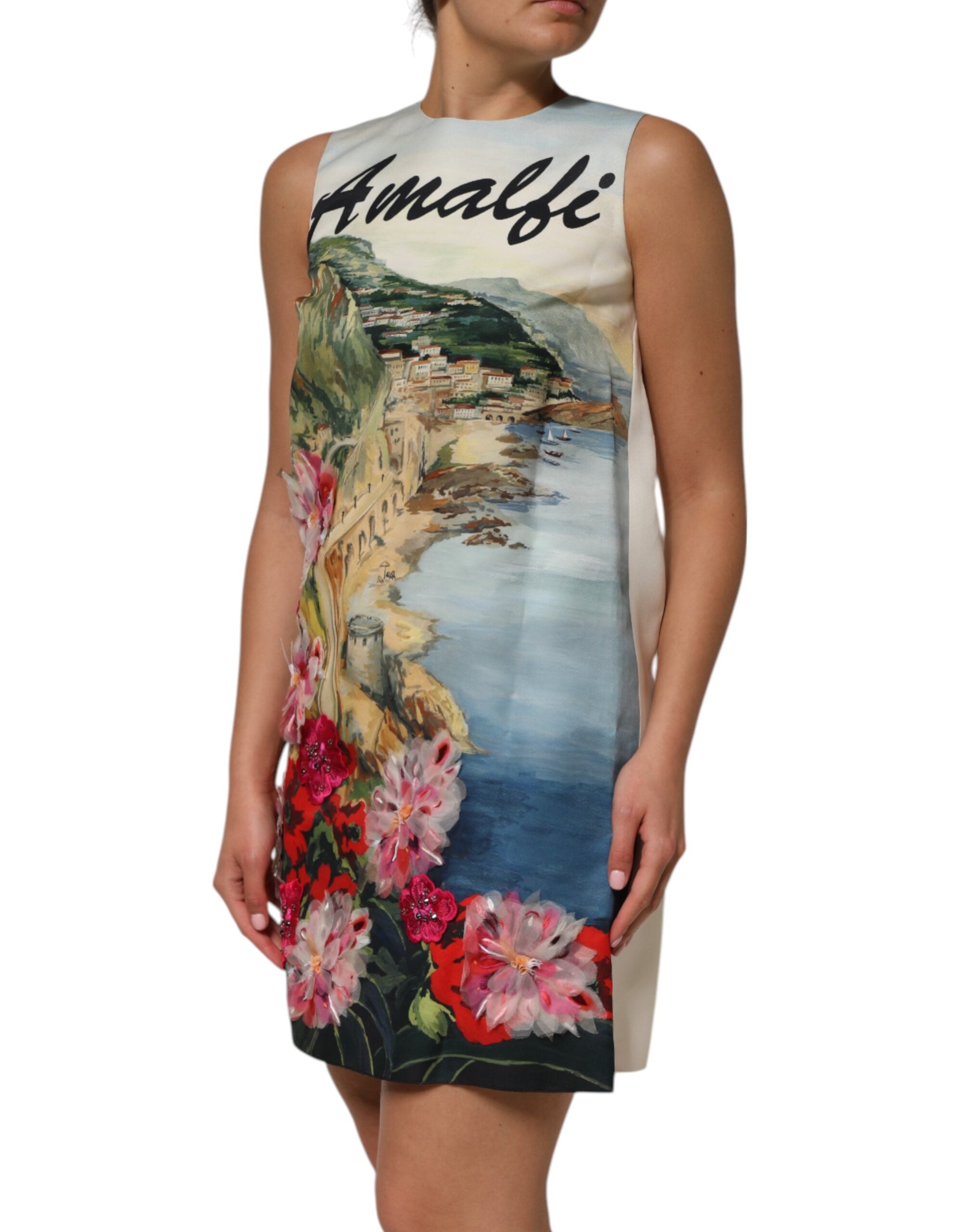Dolce & Gabbana Multicolor Kristallverziertes Minikleid-3