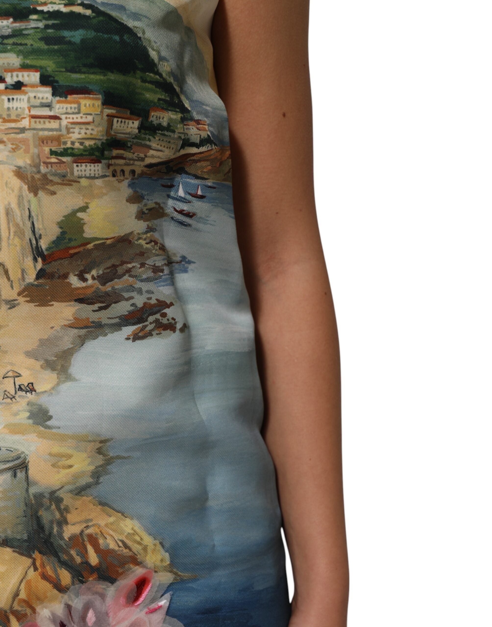 Dolce & Gabbana Multicolor Kristallverziertes Minikleid-6