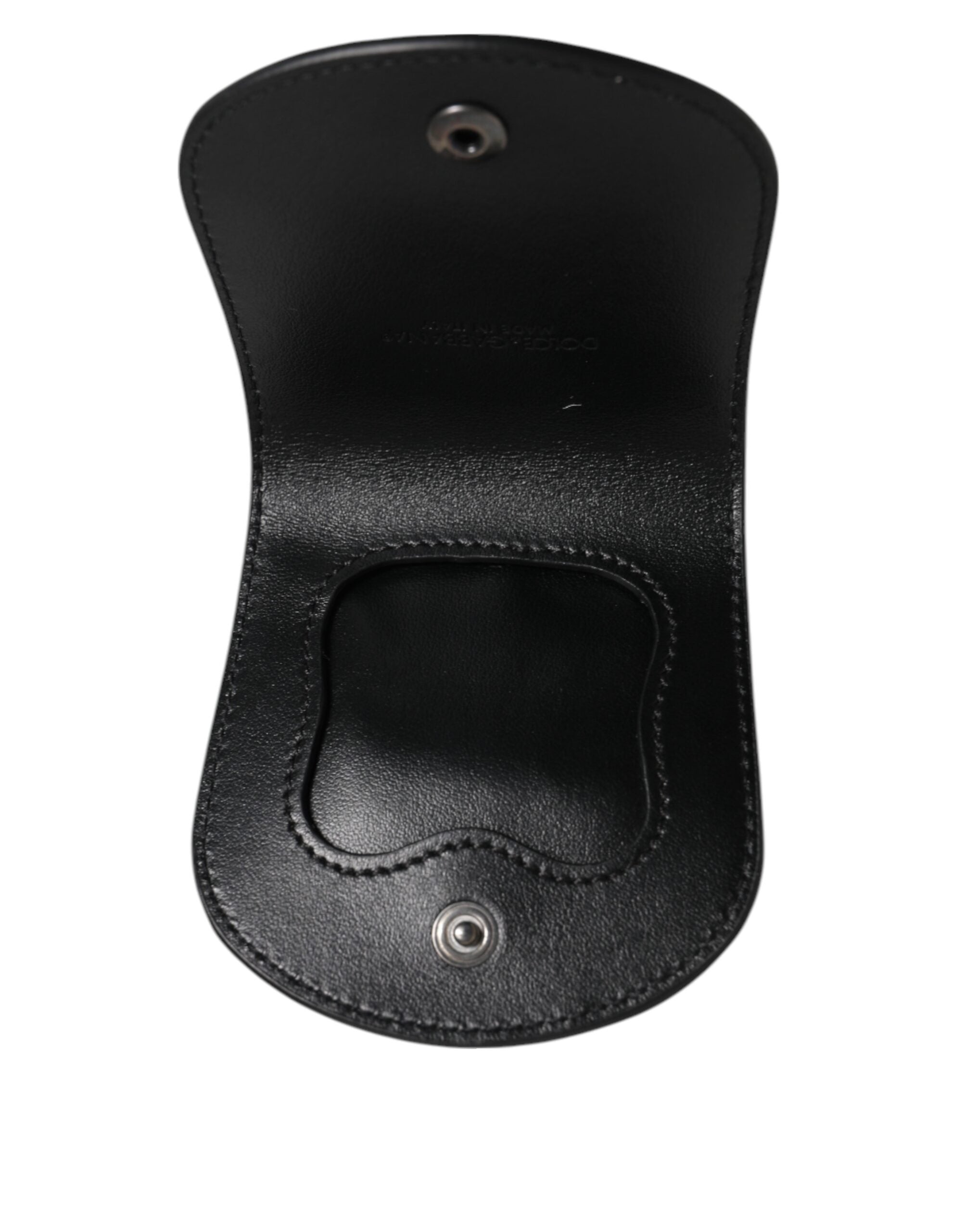 Dolce & Gabbana Black Exotic Skin Coin Condom Case Holder Bag Wallet-6