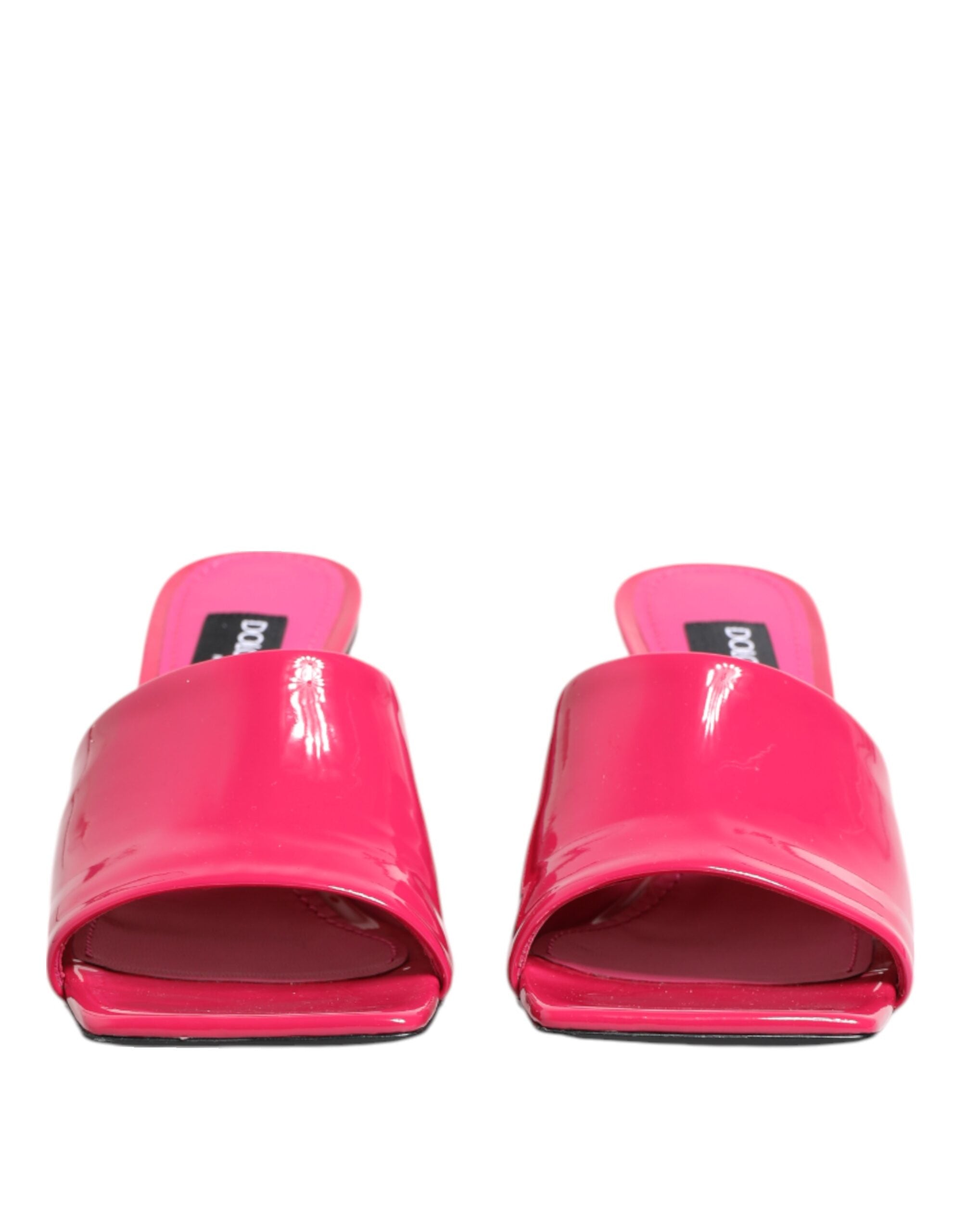 Dolce & Gabbana Rosa Offene Zehe Blockabsatz Mules Sandalen Schuhe-3