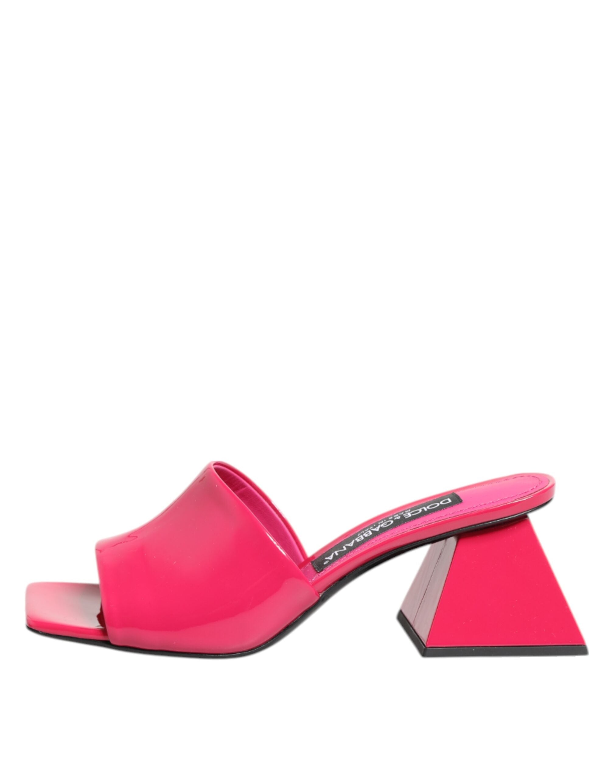 Dolce & Gabbana Rosa Offene Zehe Blockabsatz Mules Sandalen Schuhe-7