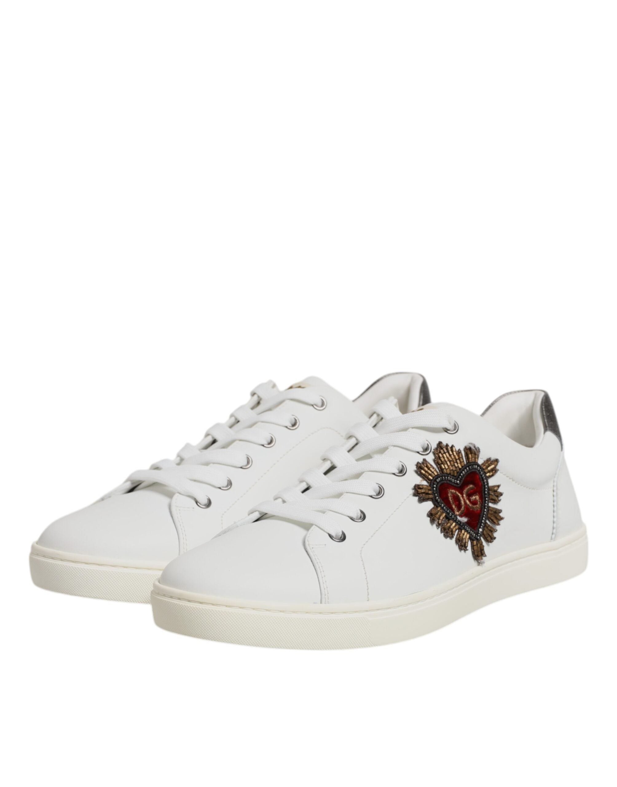 Zapatillas bajas blancas Sacred Heart de Dolce & Gabbana para hombre-5