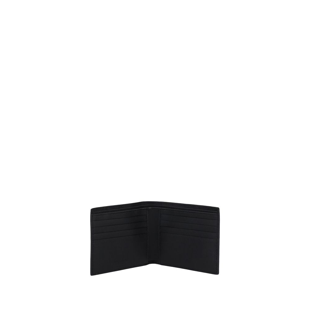 Saint Laurent Black Calf Leather Bos Taurus Wallet-3