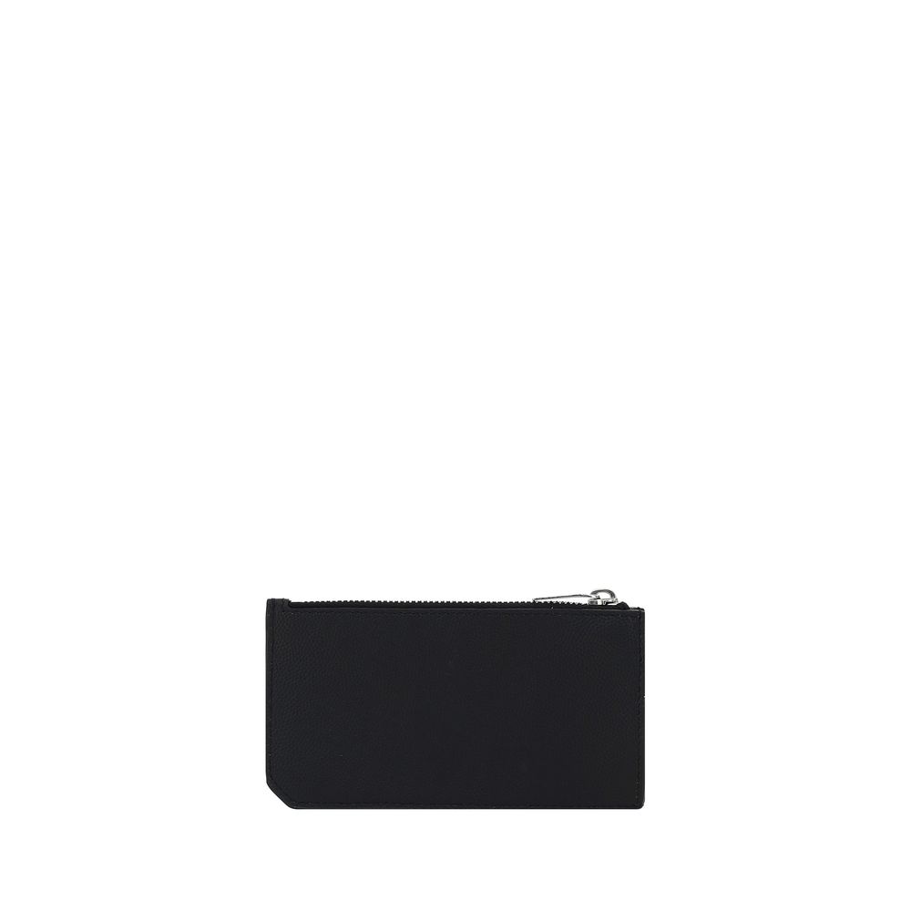 Saint Laurent Black Calf Leather Bos Taurus Wallet-2