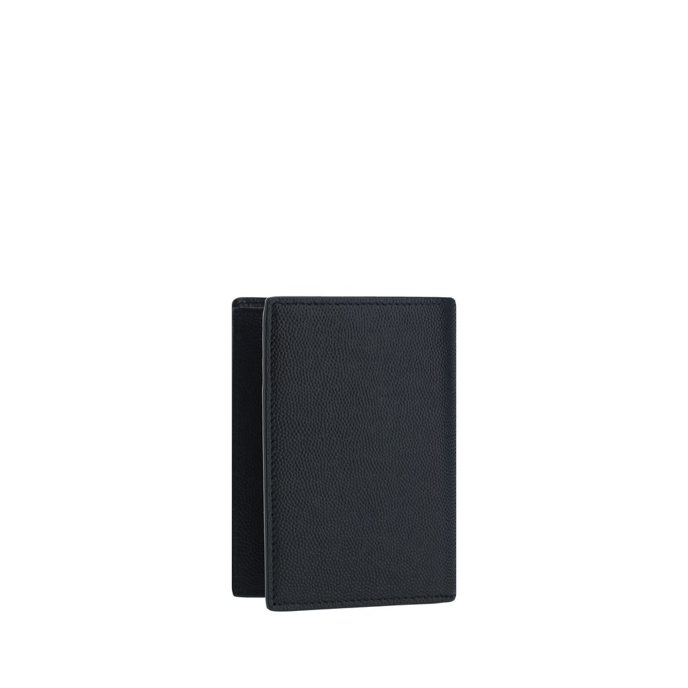 Saint Laurent Black Calf Leather Bos Taurus Wallet-2