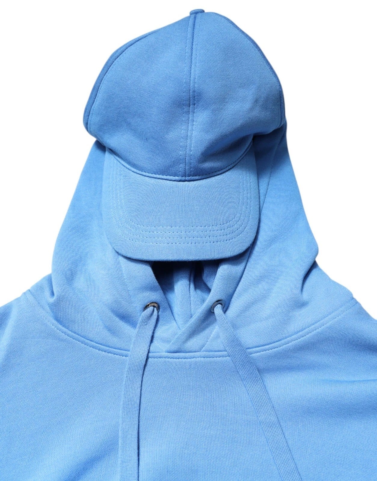 Chaleco deportivo con capucha de algodón azul Dolce & Gabbana para hombre, talla única-6