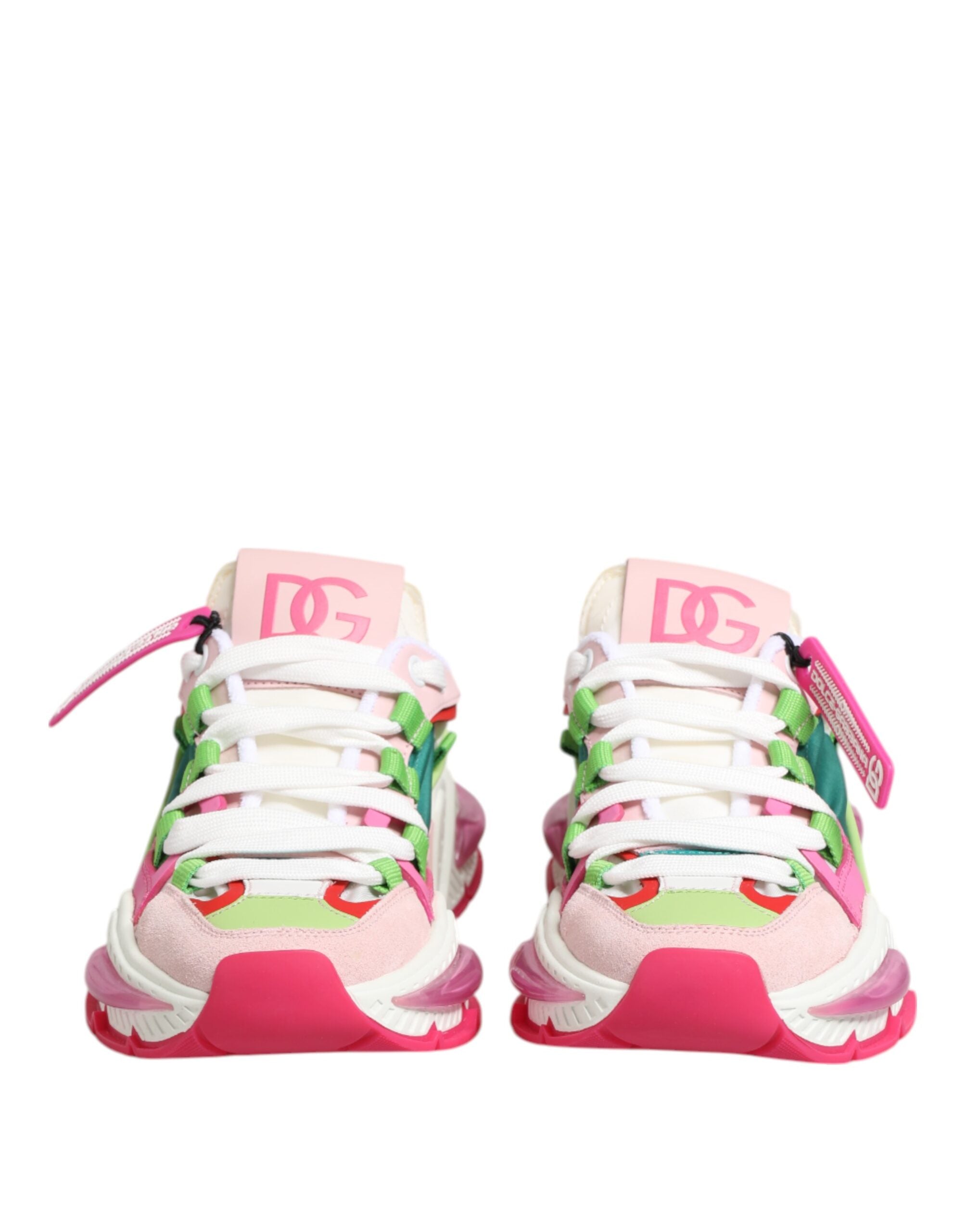 Dolce & Gabbana Multicolor Leder Airmaster Low Top Sneaker Schuhe-3