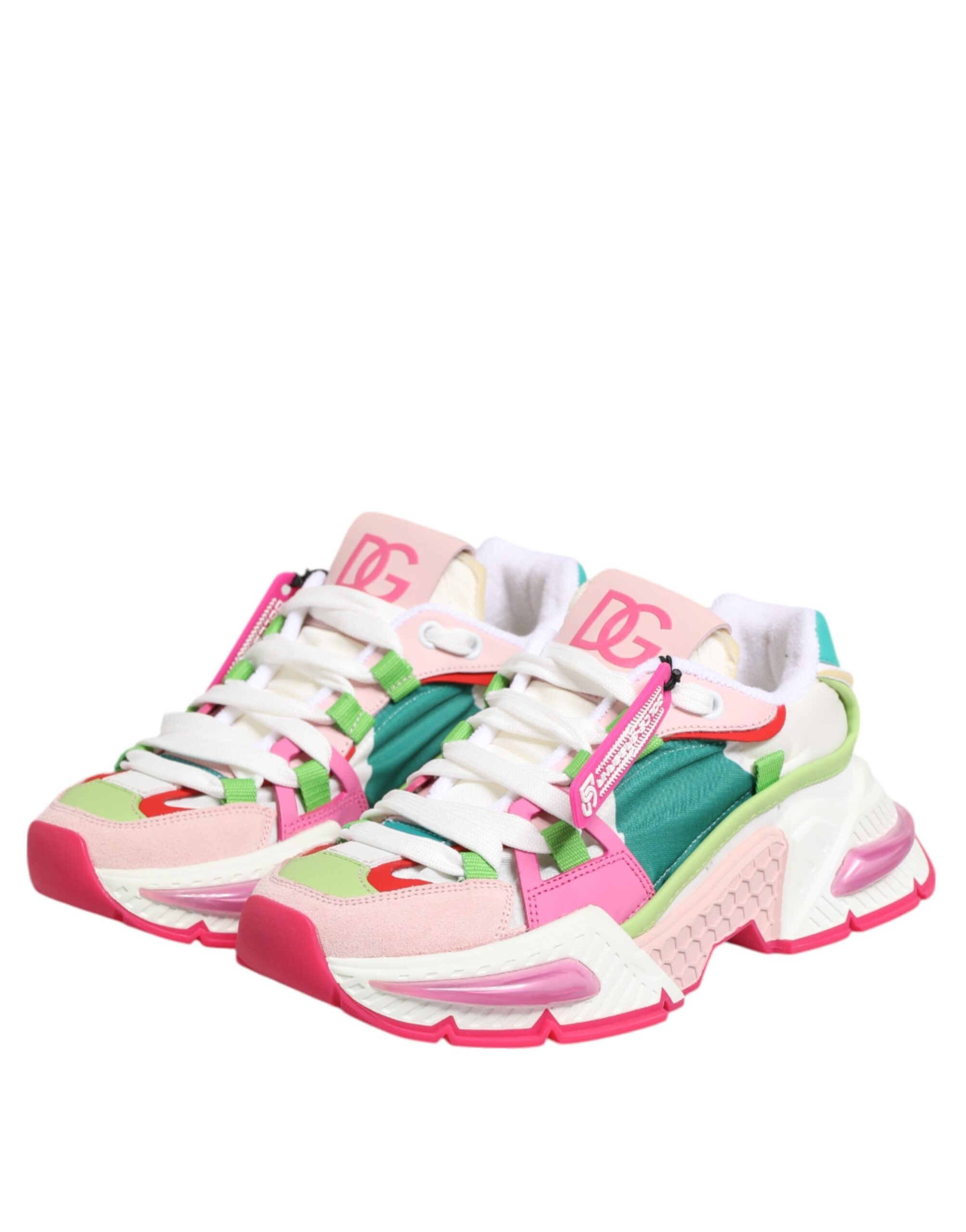 Dolce & Gabbana Multicolor Leder Airmaster Low Top Sneaker Schuhe-5