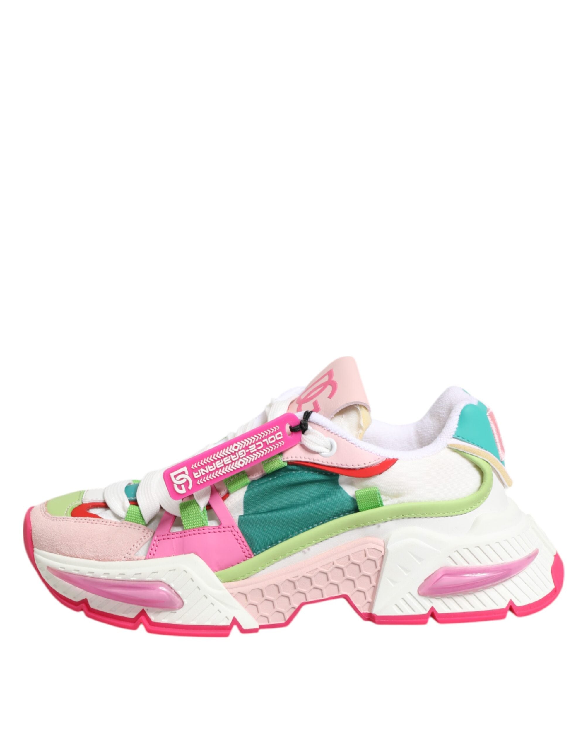 Dolce & Gabbana Multicolor Leder Airmaster Low Top Sneaker Schuhe-7