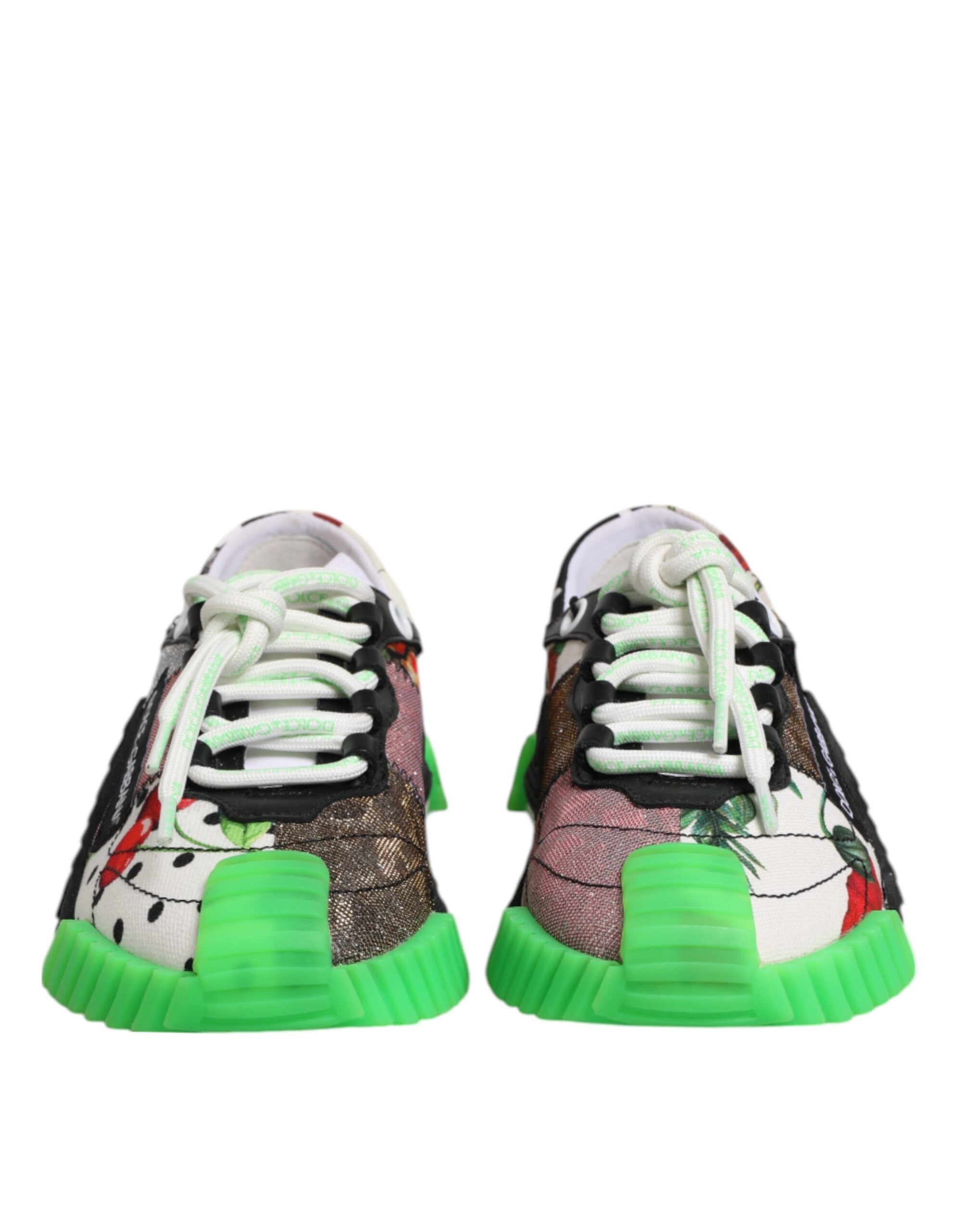 Dolce & Gabbana Multicor DG Logo Leopard Cherry Sneaker Shoes-4
