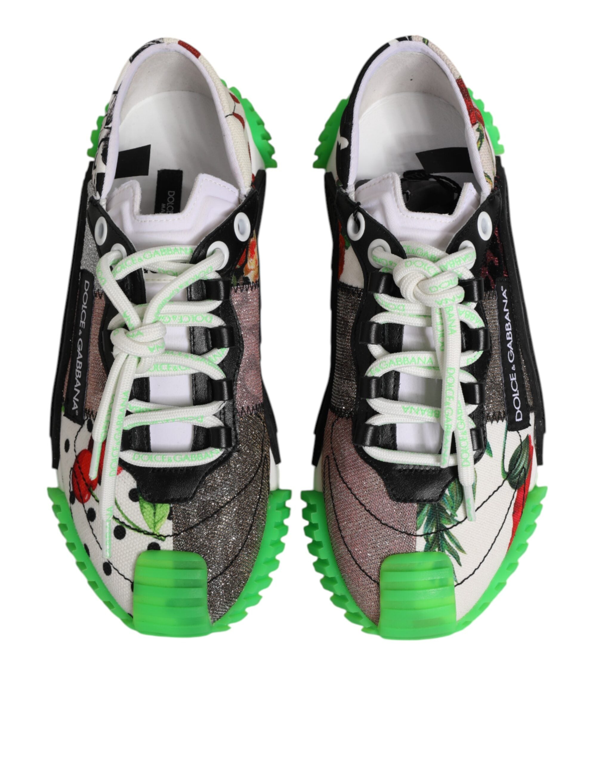 Dolce & Gabbana Multicor DG Logo Leopard Cherry Sneaker Shoes-5