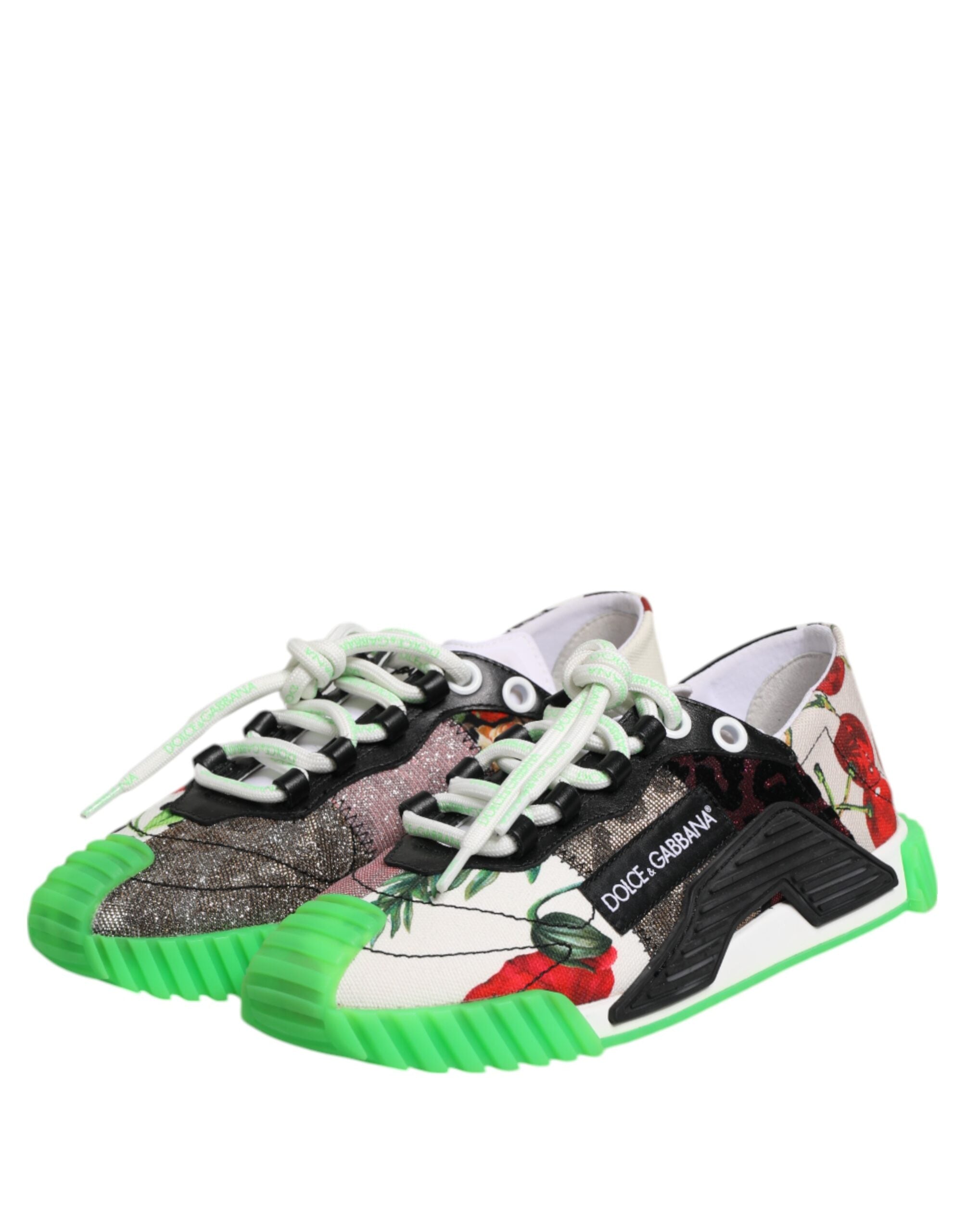 Dolce & Gabbana Multicor DG Logo Leopard Cherry Sneaker Shoes-6