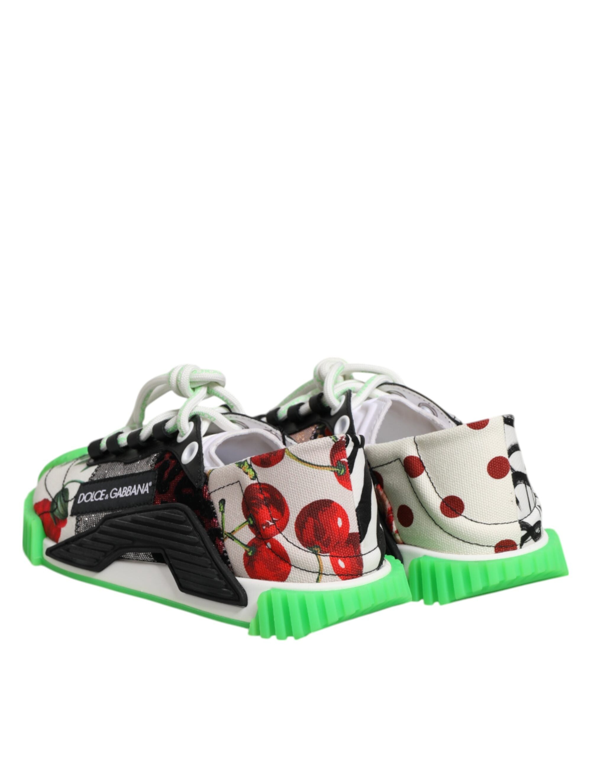 Dolce & Gabbana Multicor DG Logo Leopard Cherry Sneaker Shoes-7