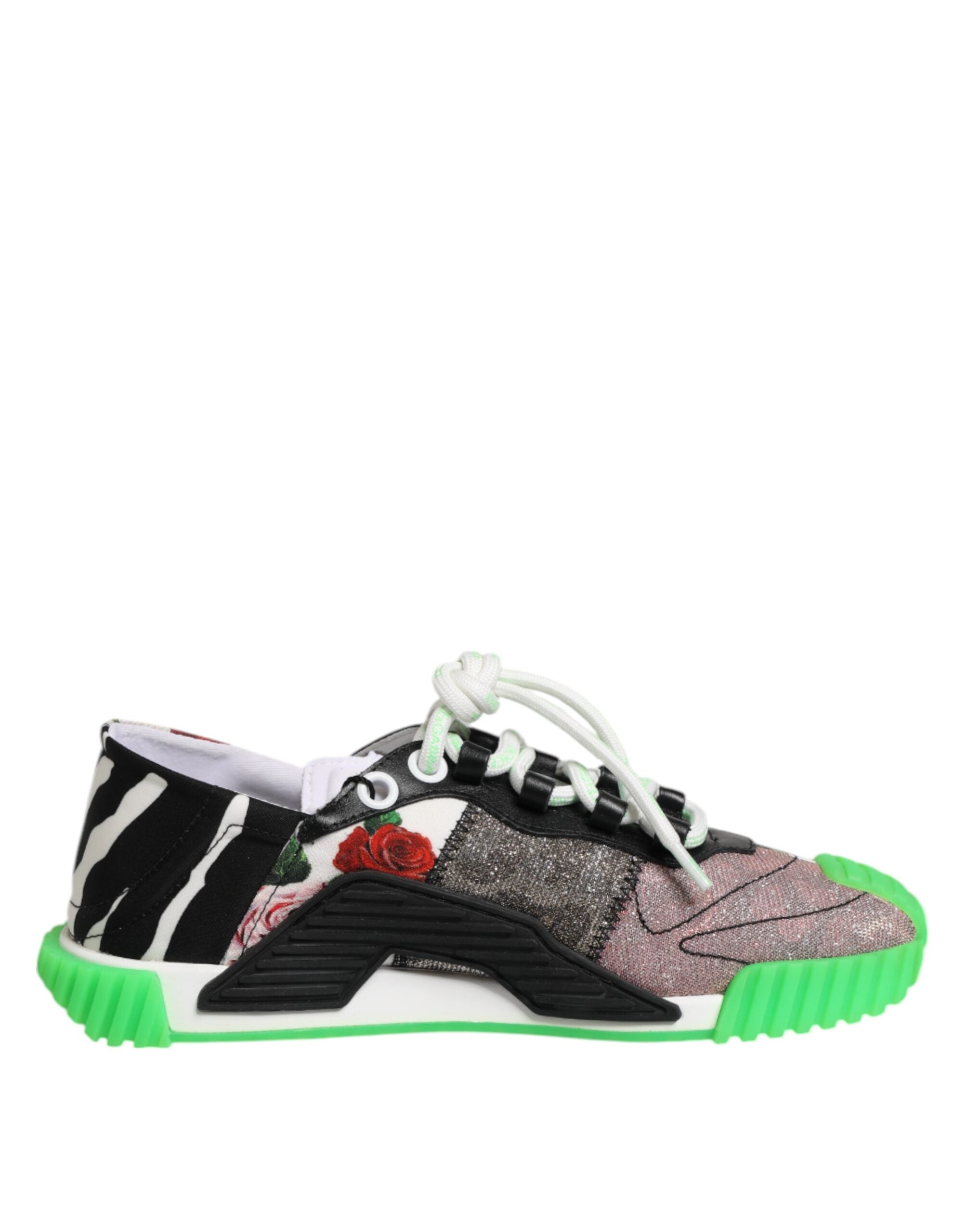 Dolce & Gabbana Multicor DG Logo Leopard Cherry Sneaker Shoes-1