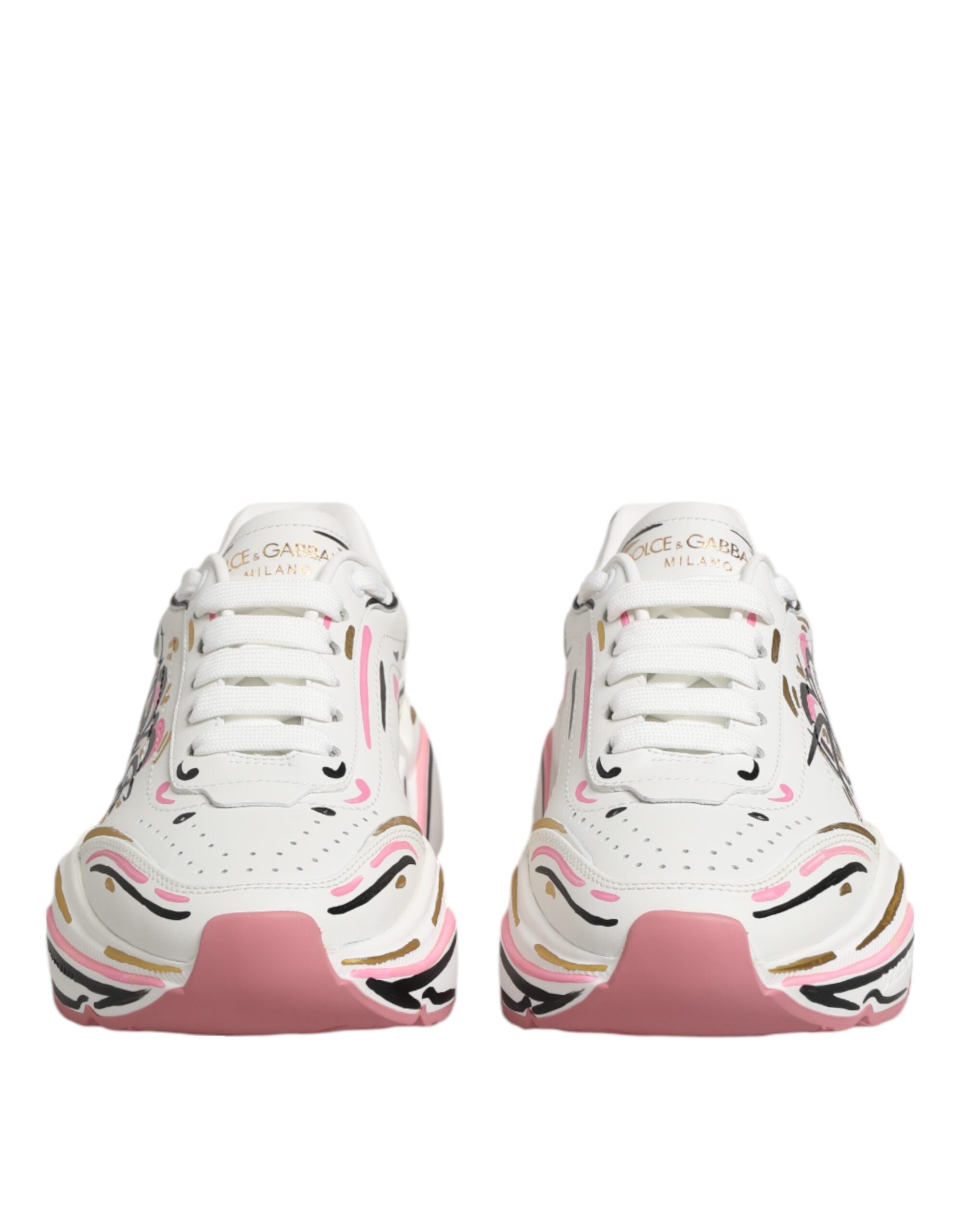 Zapatillas Daymaster multicolores pintadas a mano de Dolce & Gabbana-4