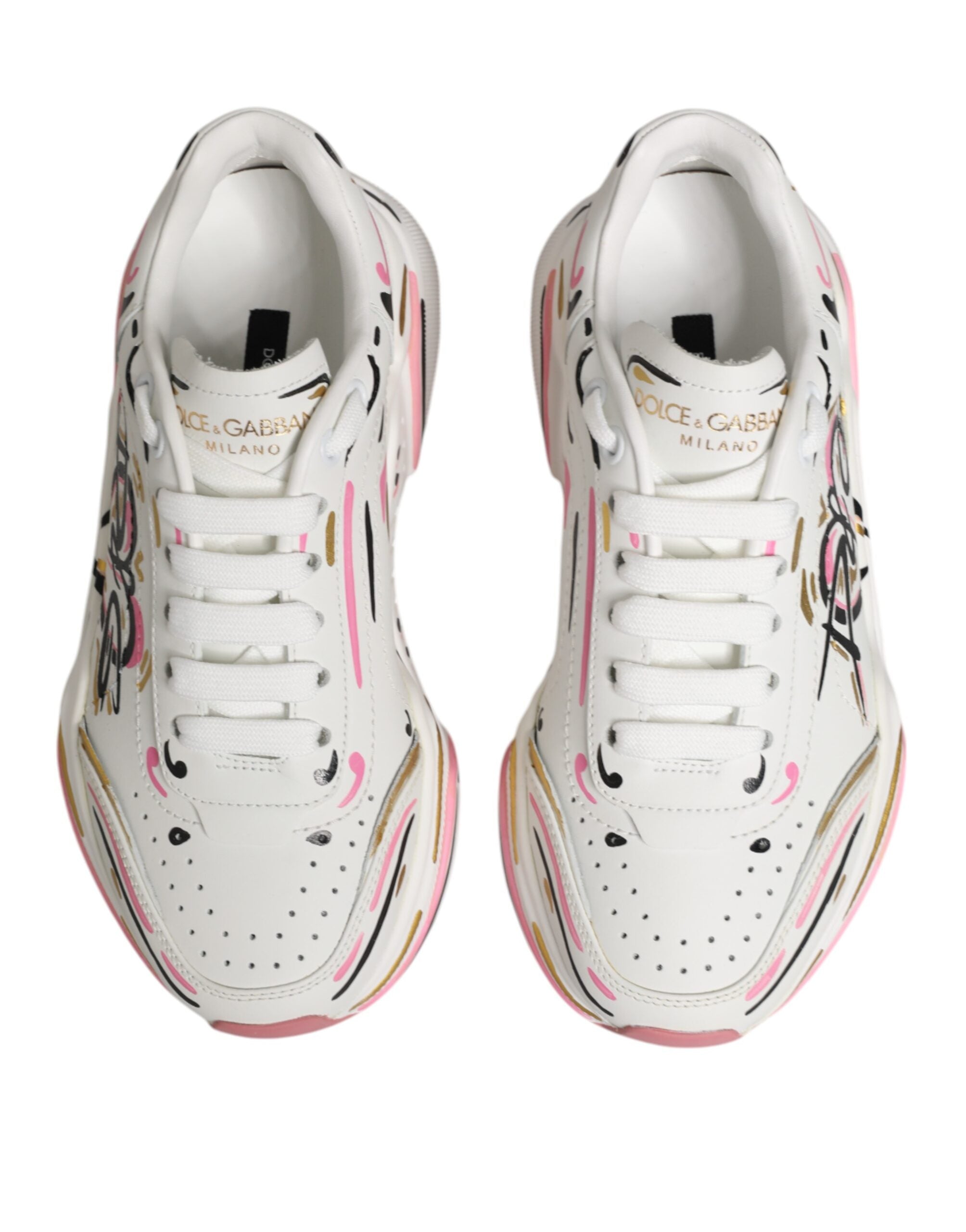 Zapatillas Daymaster multicolores pintadas a mano de Dolce & Gabbana-5